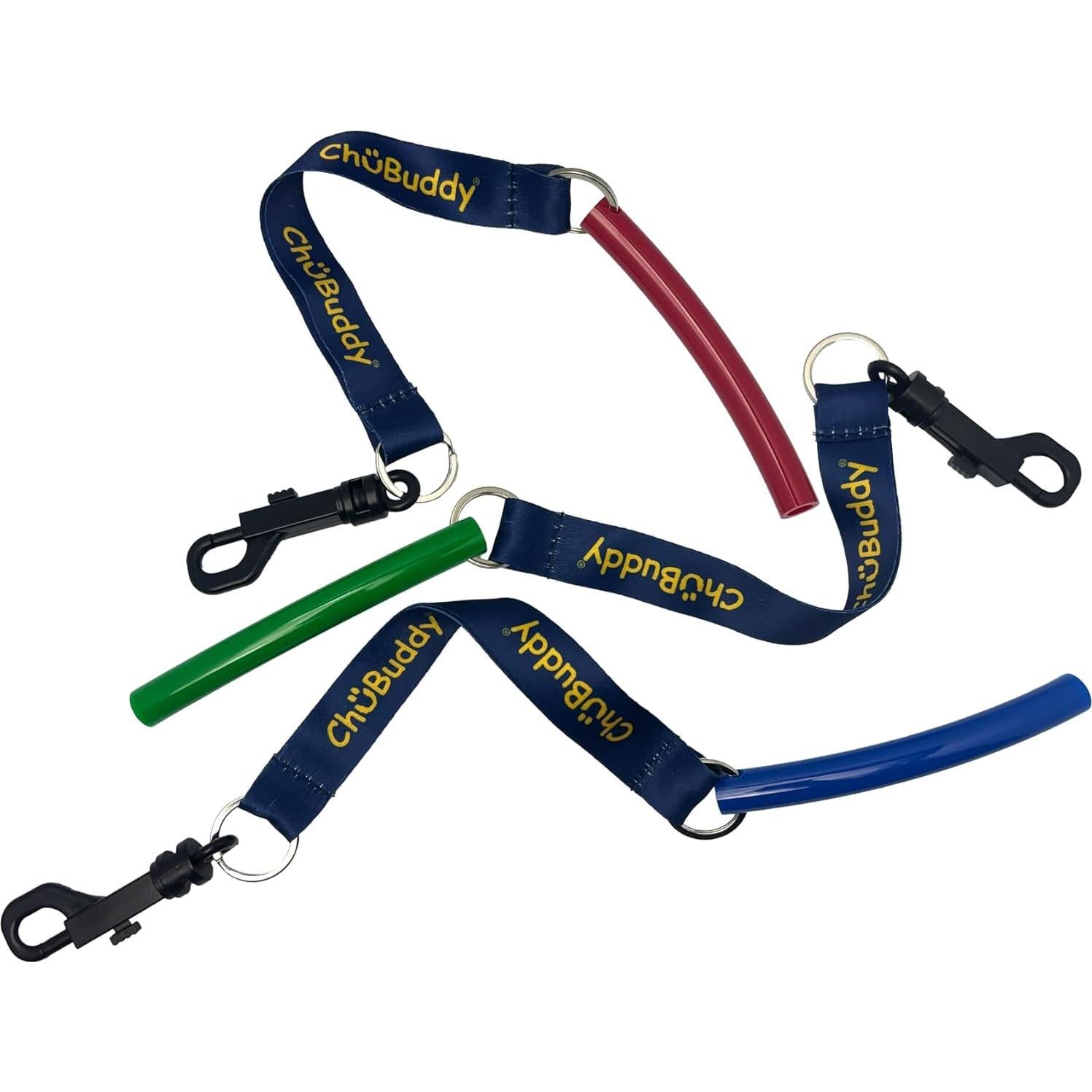 Chubuddy Tubos Fuertes 3 Pack - Juguetes Masticables para Niños y Adultos