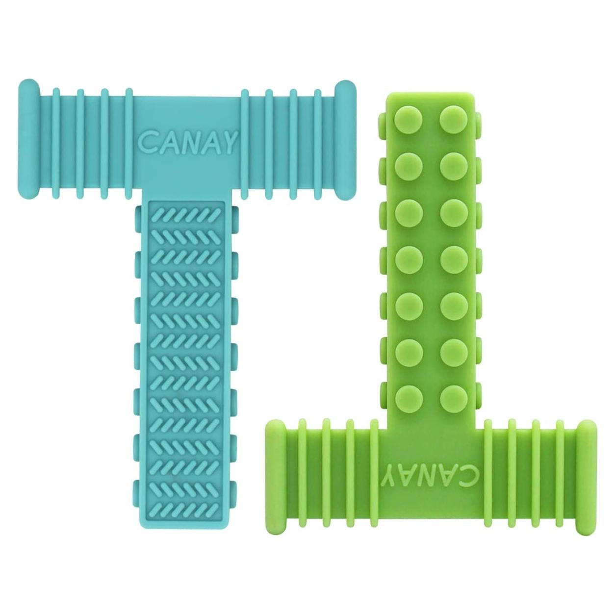 Juguetes Masticables Sensoriales Xtra Tough 2Pack - Silicona BPA Free