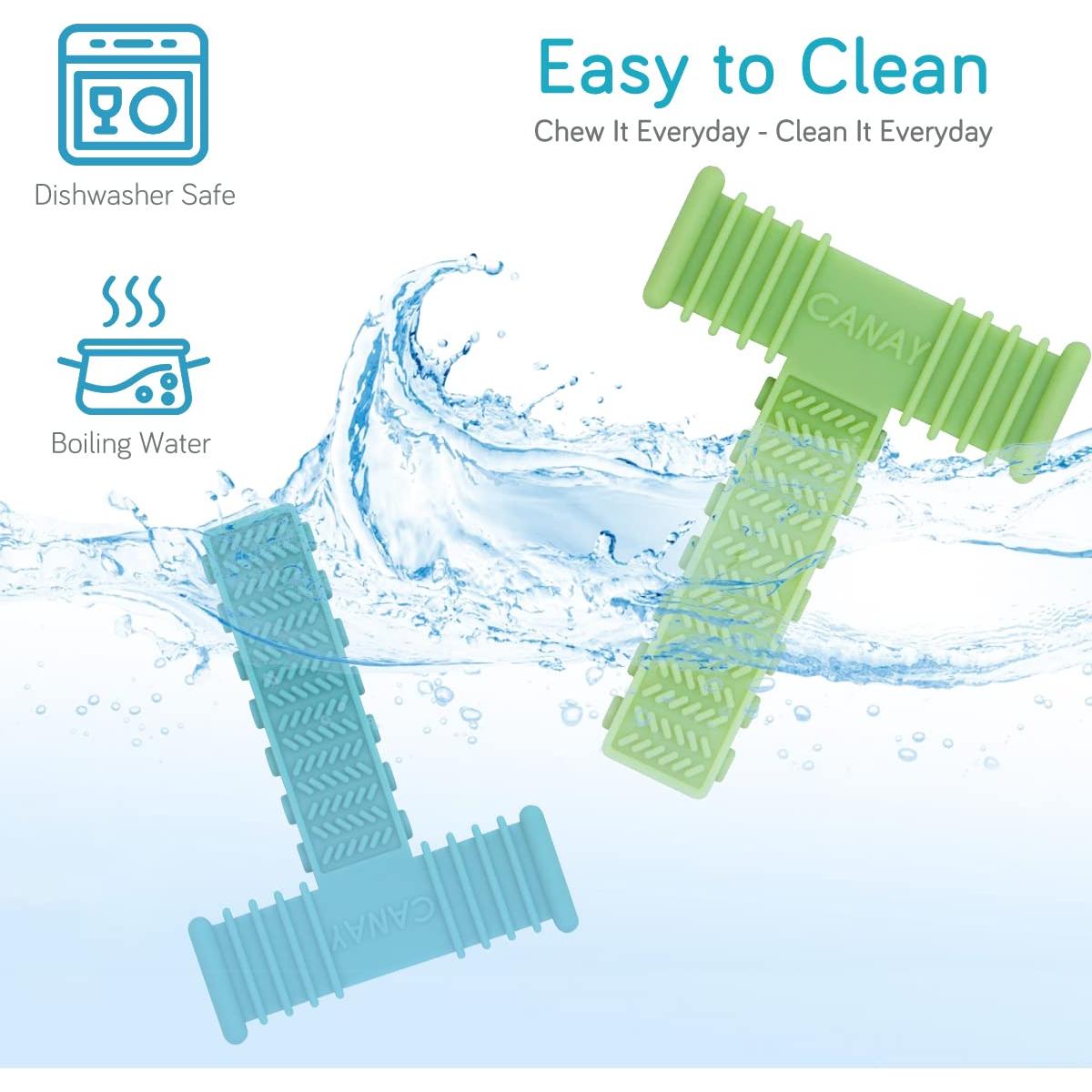 Juguetes Masticables Sensoriales Xtra Tough 2Pack - Silicona BPA Free