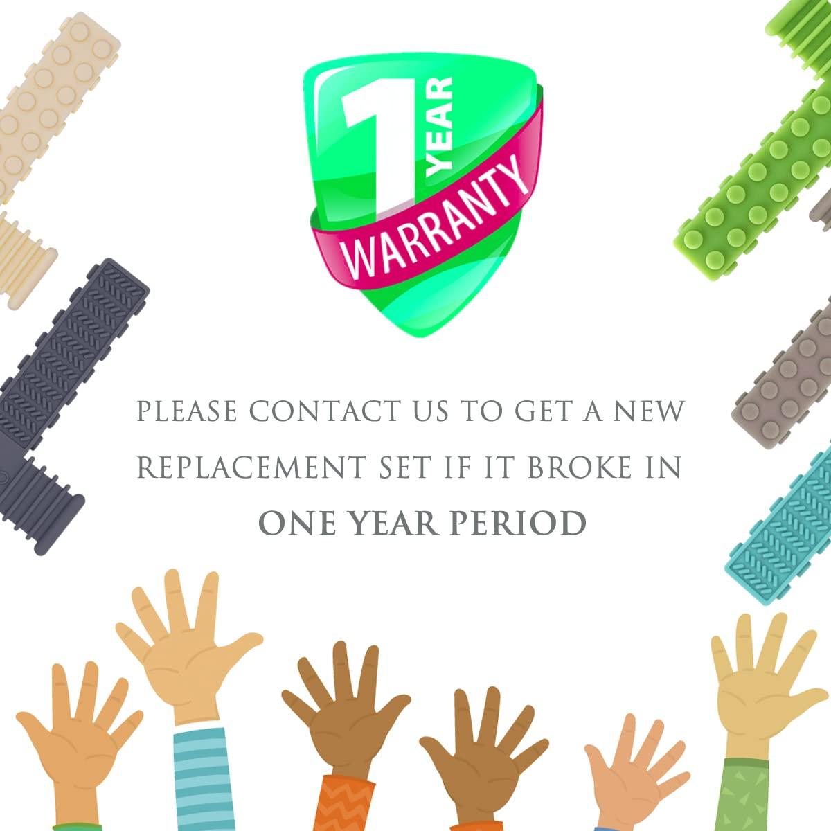 Juguetes Masticables Sensoriales Xtra Tough 2Pack - Silicona BPA Free