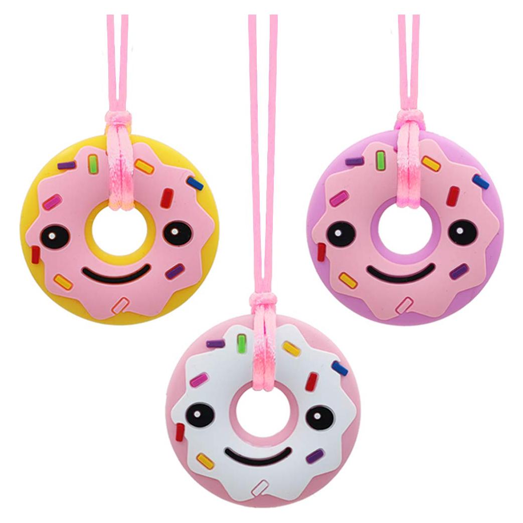 Collar Masticable Sensorial KongNai para Adolescentes - Silicona 3 Unidades