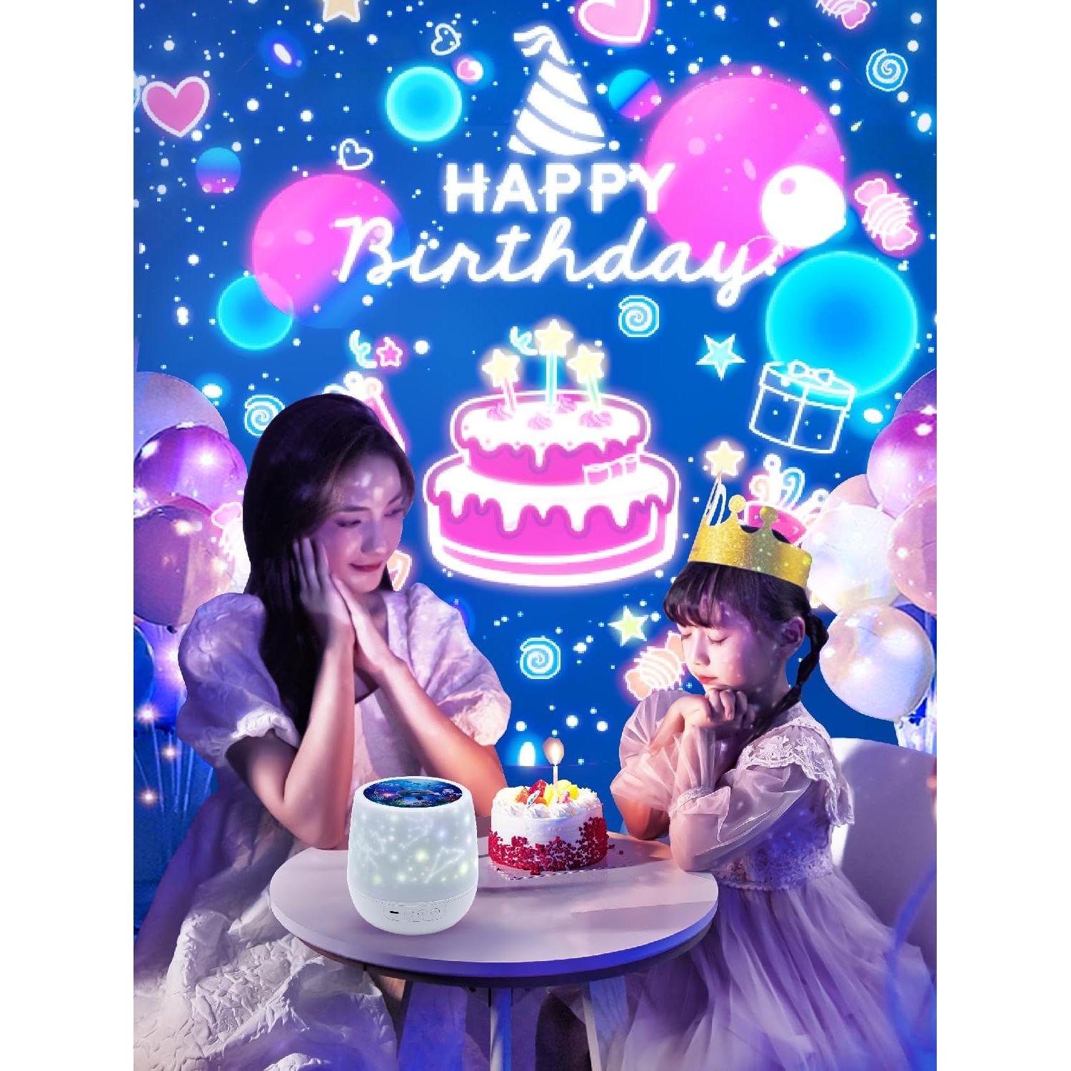 Proyector de Estrellas Luz Nocturna ET-HTXG 360° 21 Películas