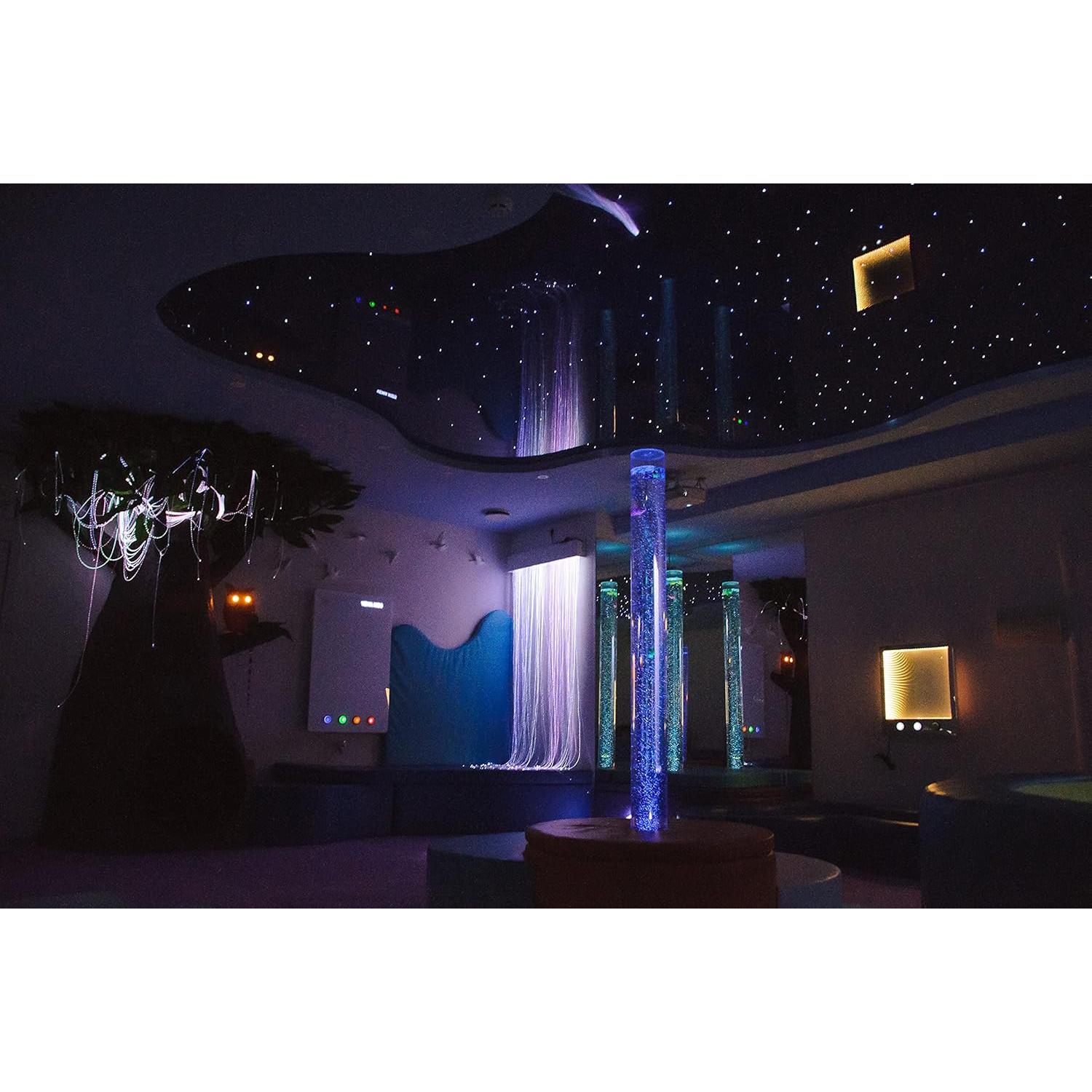 Cortina de Luz de Fibra Óptica Playlearn 100 Cuerdas 106x244 cm