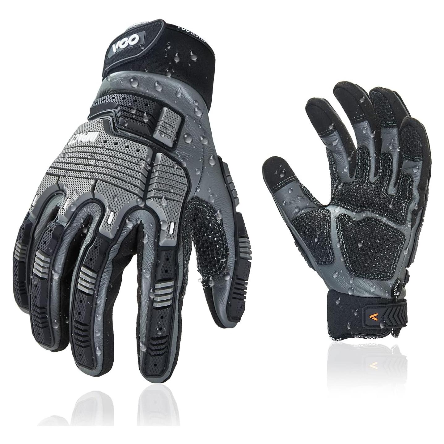 Guantes de Trabajo Vgo CA7722WR de Cuero Resistente