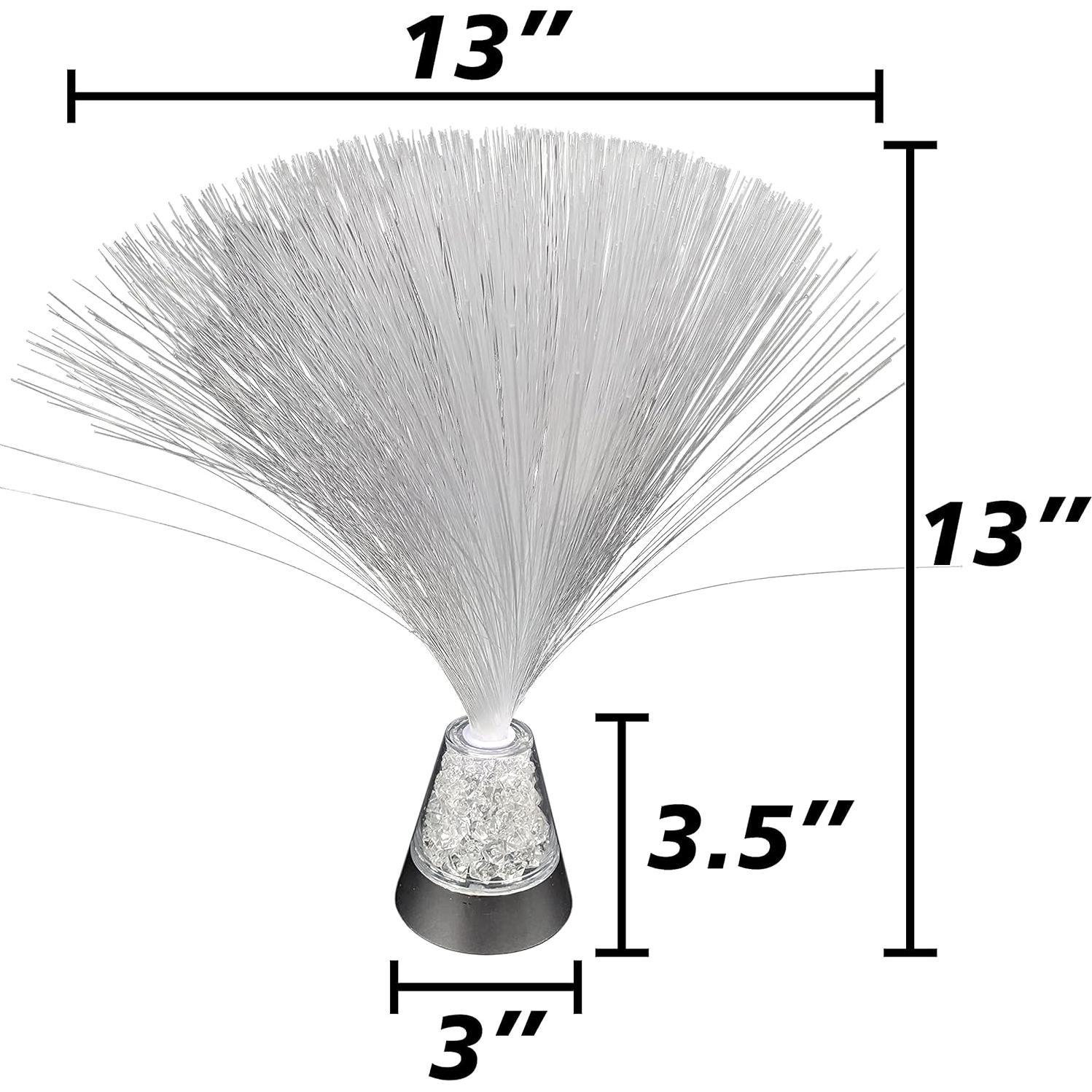 Lámpara de fibra óptica SciencePurchase 33 cm colores LED