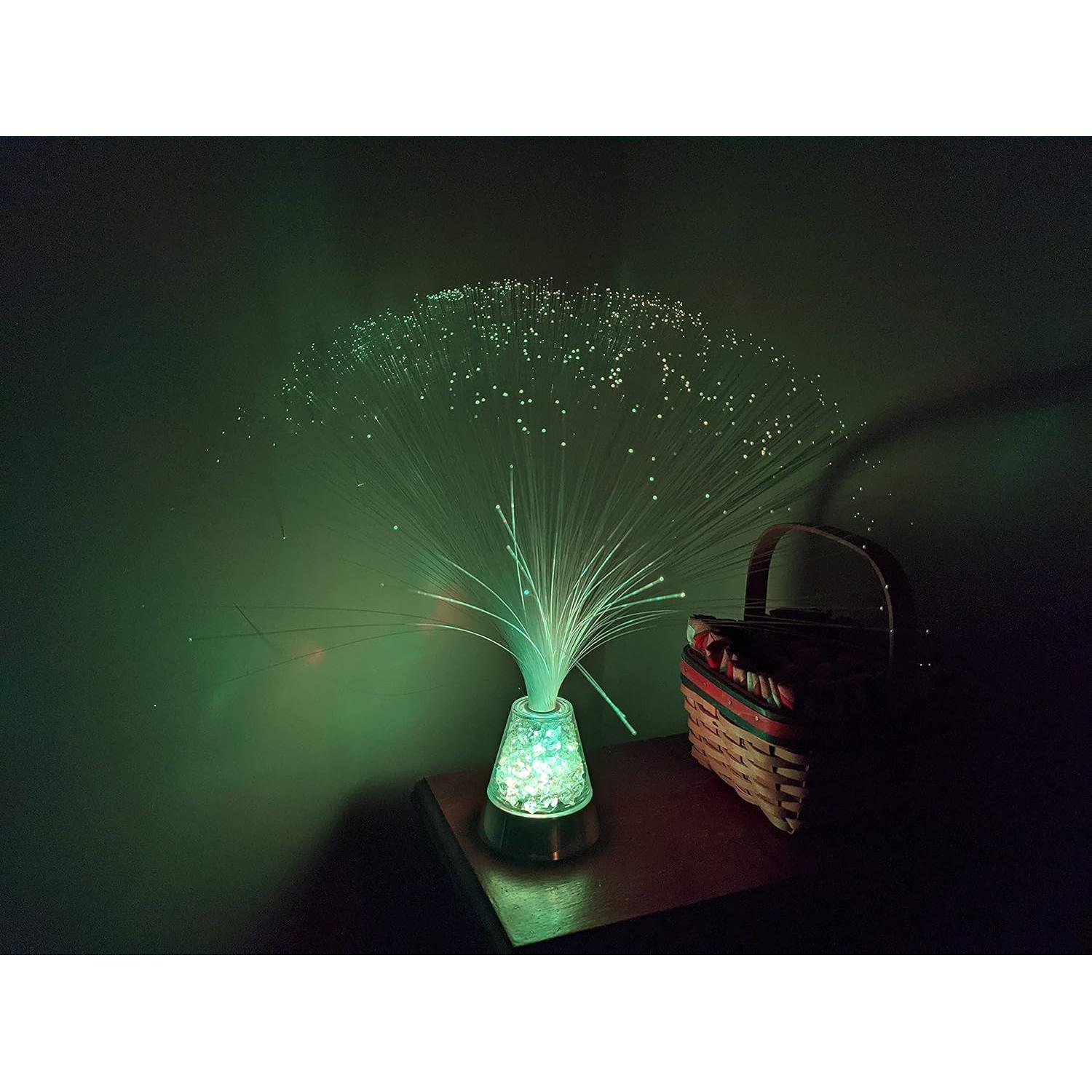 Lámpara de fibra óptica SciencePurchase 33 cm colores LED