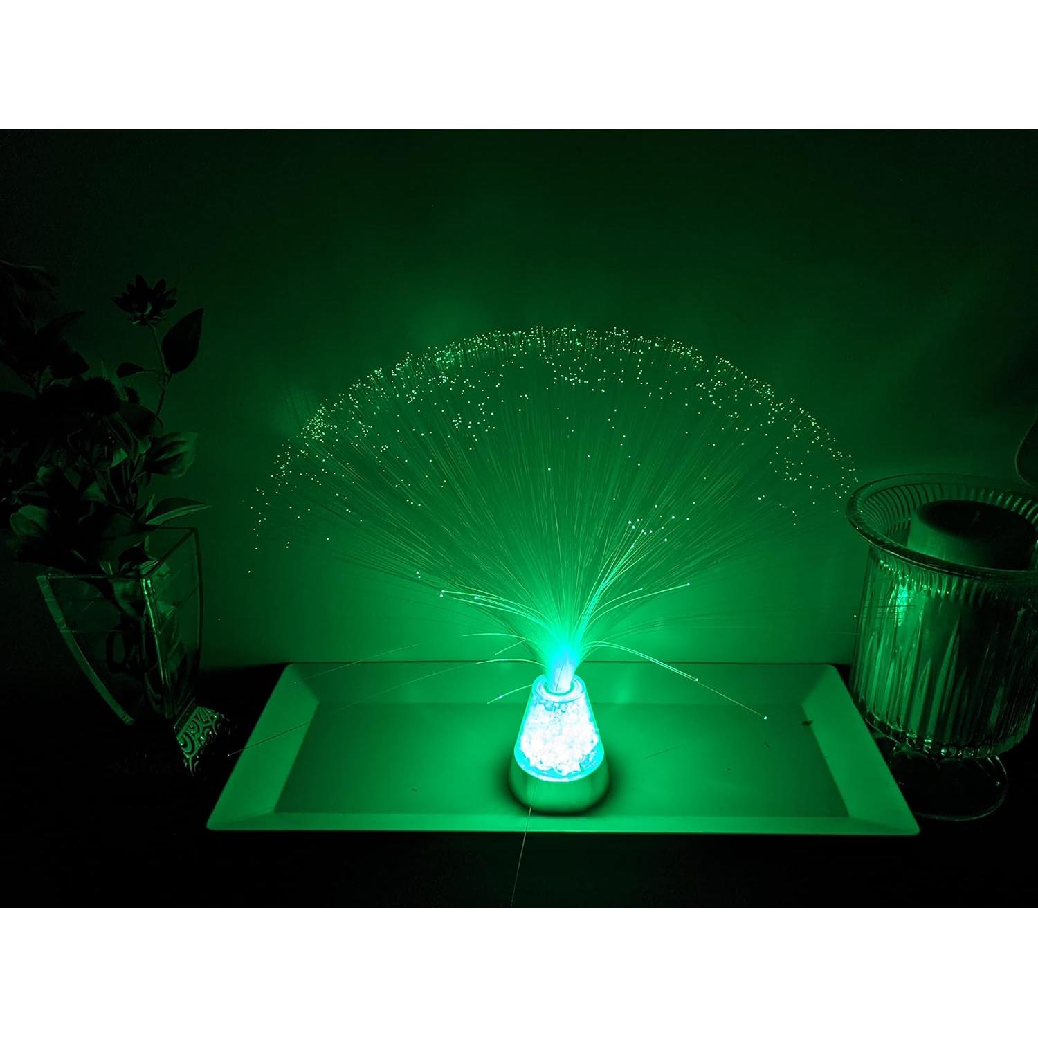 Lámpara de fibra óptica SciencePurchase 33 cm colores LED