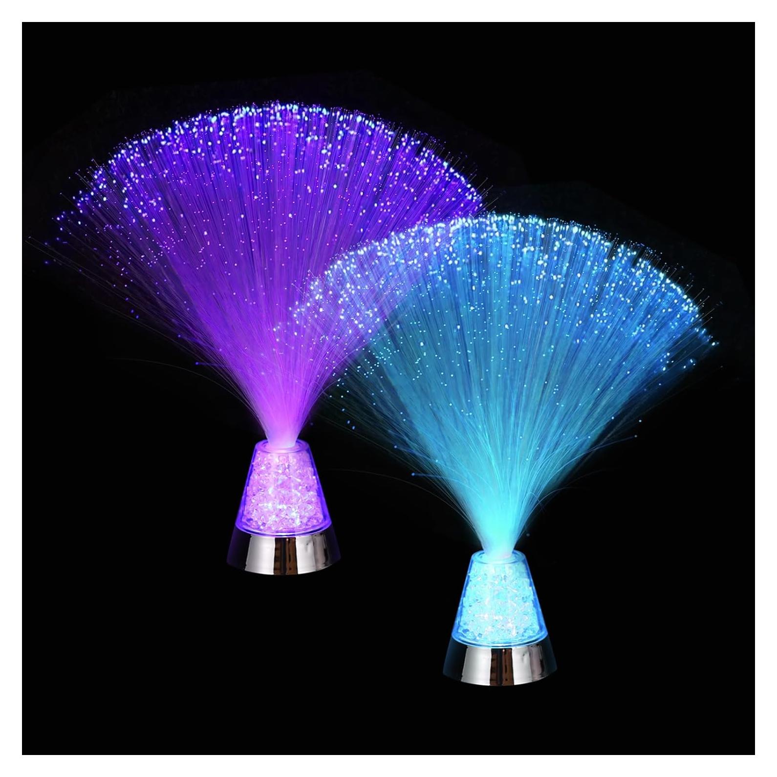 Lámpara de Fibra Óptica MECCANIXITY LED 31.5cm 2 Pcs