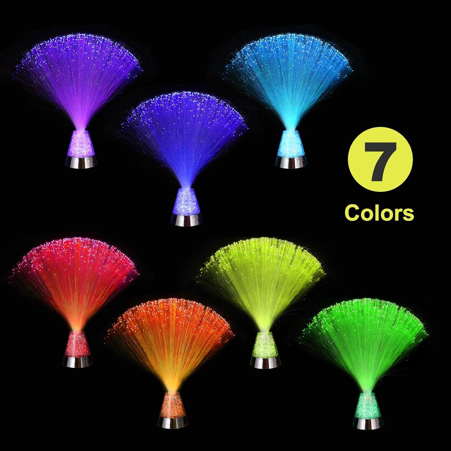 Lámpara de Fibra Óptica MECCANIXITY LED 31.5cm 2 Pcs