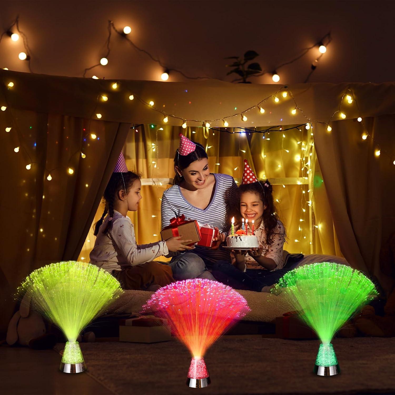 Lámpara de Fibra Óptica MECCANIXITY LED 31.5cm 2 Pcs