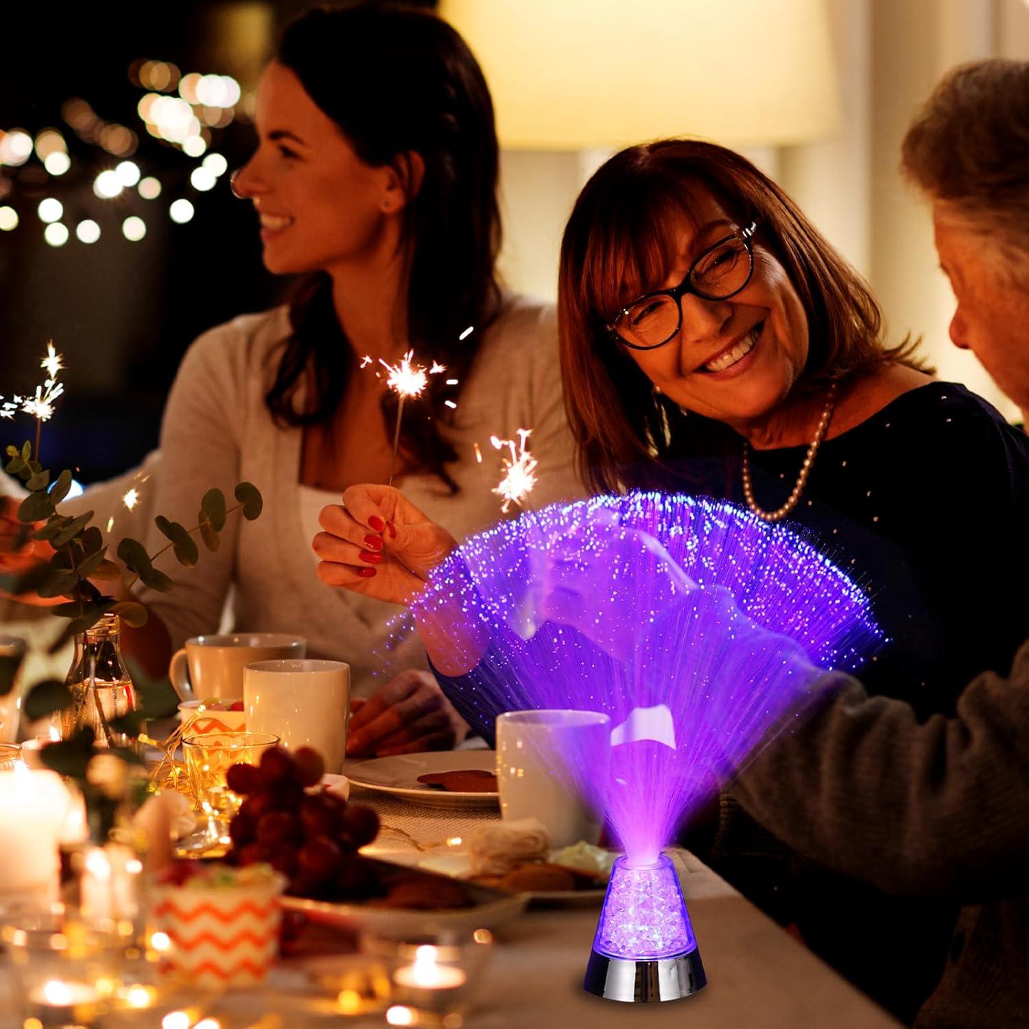 Lámpara de Fibra Óptica MECCANIXITY LED 31.5cm 2 Pcs