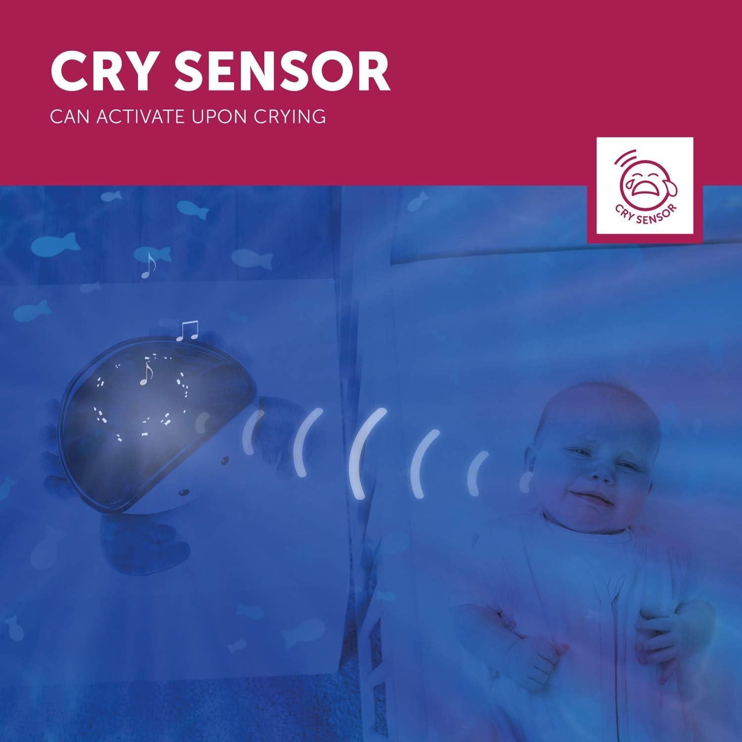 Proyector Nocturno Zazu Kids Cody Cangrejo LED Oceánico