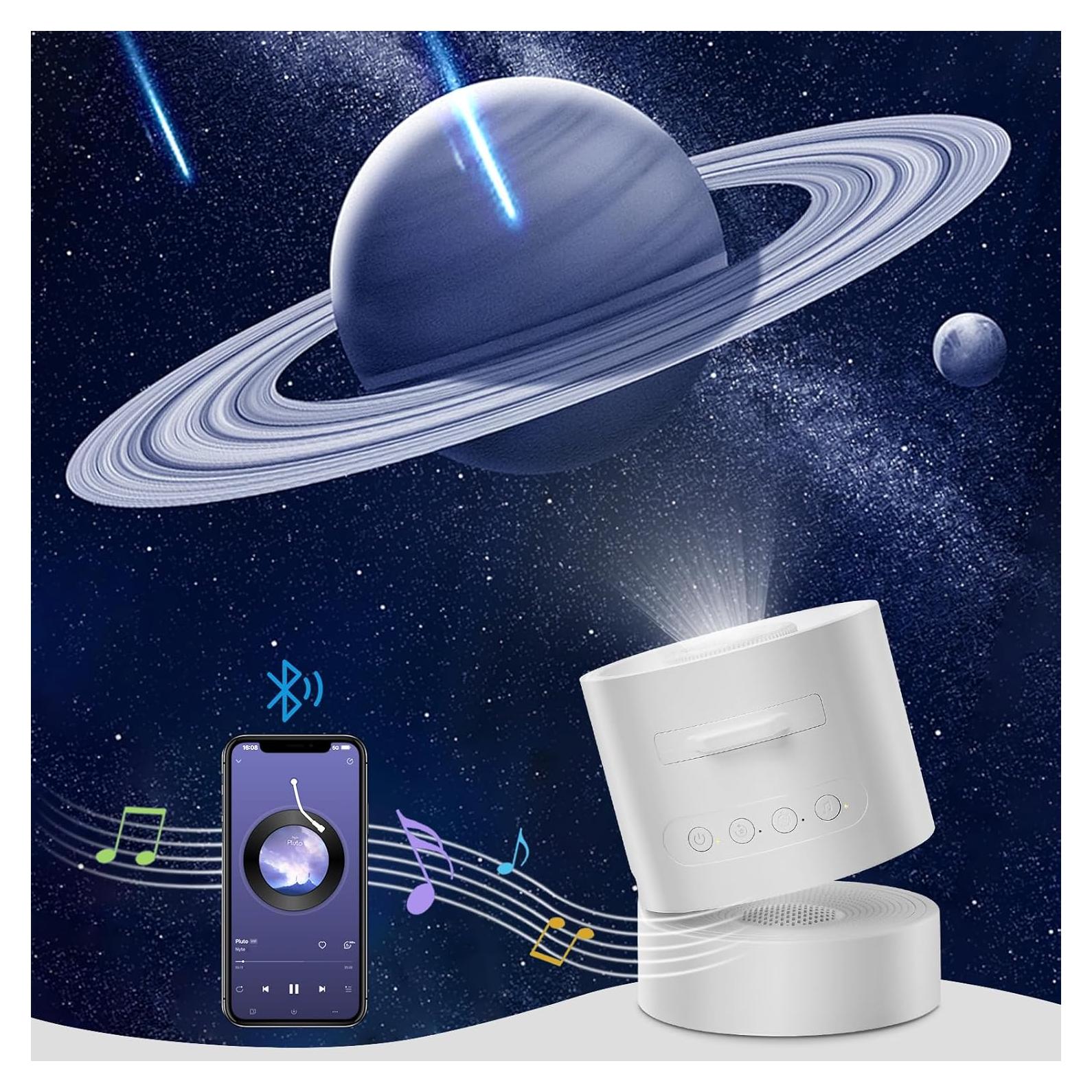 Proyector de Luz Nocturna Planetario HYAMVOR S02 con Bluetooth