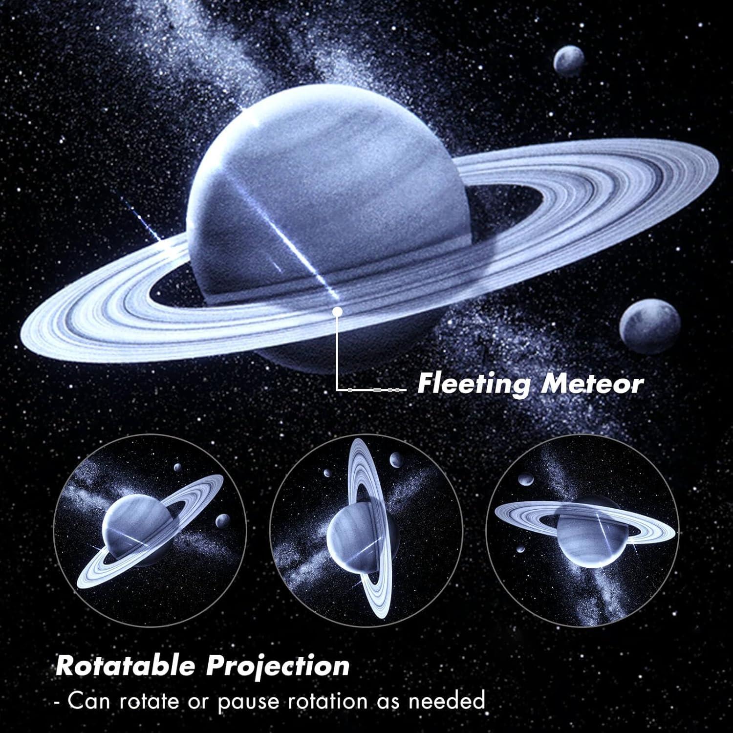 Proyector de Luz Nocturna Planetario HYAMVOR S02 con Bluetooth