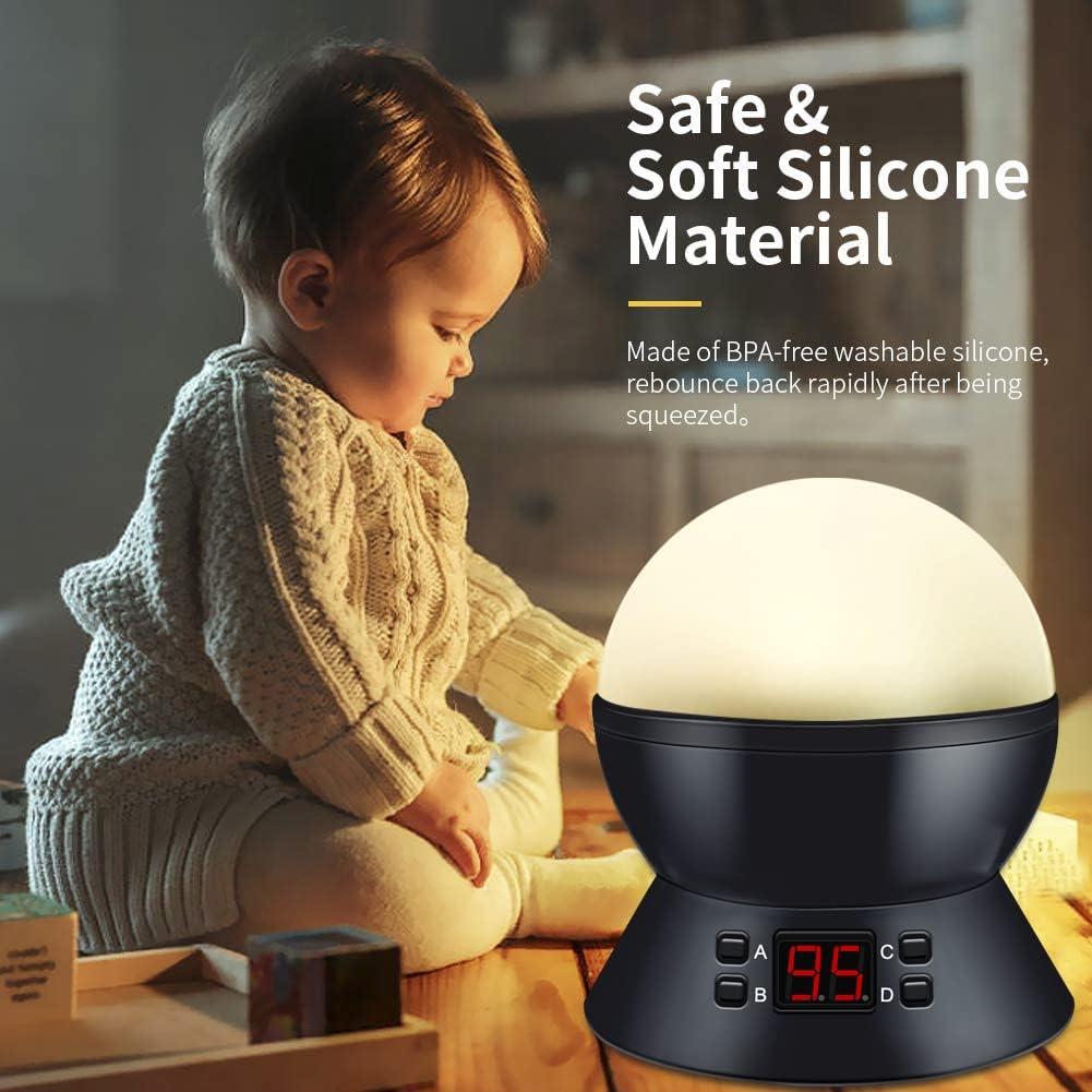 Proyector de Estrellas ANTEQI Luz Nocturna 15 cm Negro