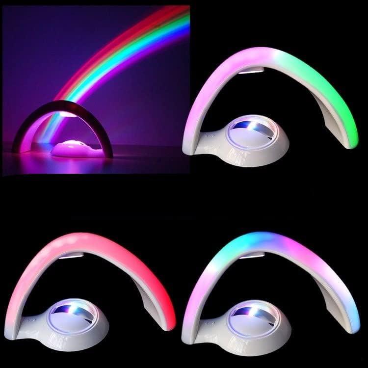 Proyector de Luz LED Arcoíris Ralvox - 23cm, USB y Baterías