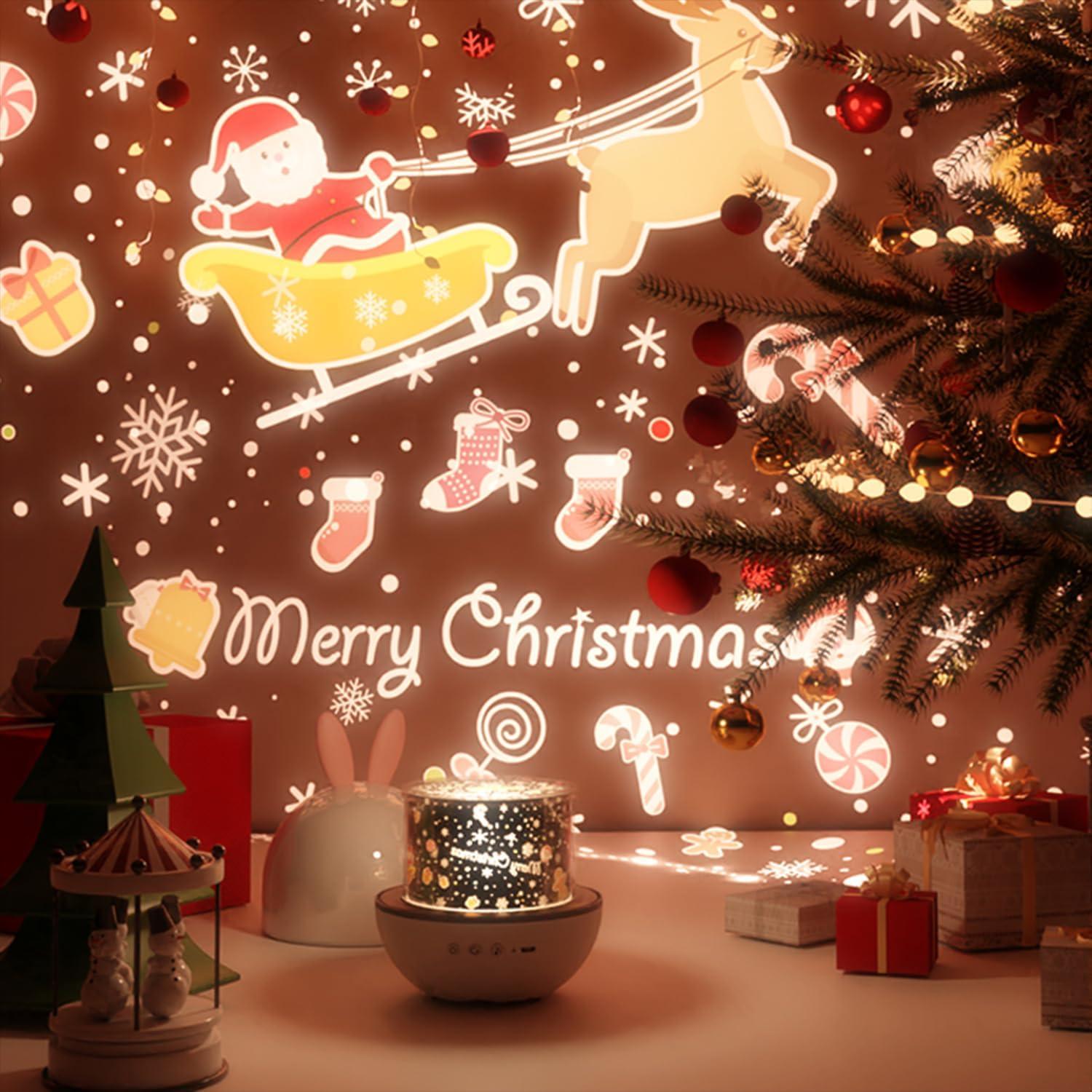 Proyector de Estrellas ELITUN Luz Nocturna para Niños 15 Películas