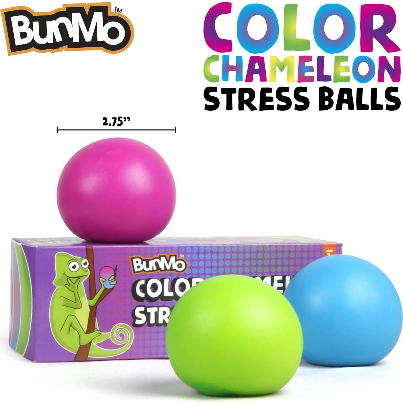 Bolas de Estrés BunMo 3pk - Juguetes Fidget Suaves para Niños