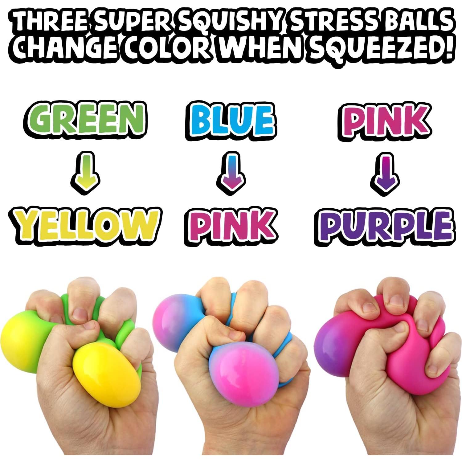 Bolas de Estrés BunMo 3pk - Juguetes Fidget Suaves para Niños