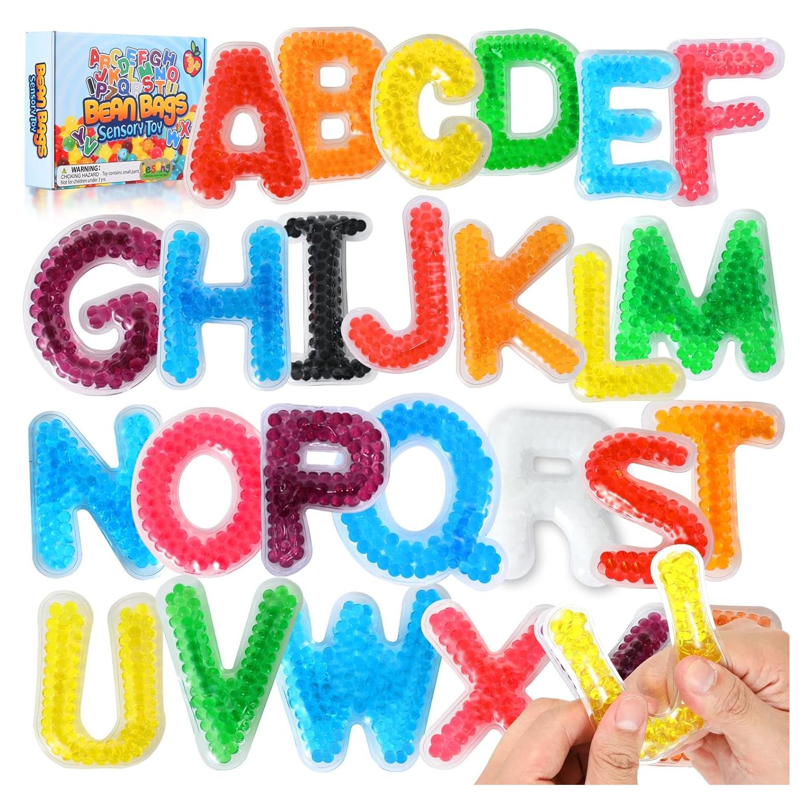 Juguetes Sensoriales Antiestrés LESONG para Autismo - 26 Letras ABC