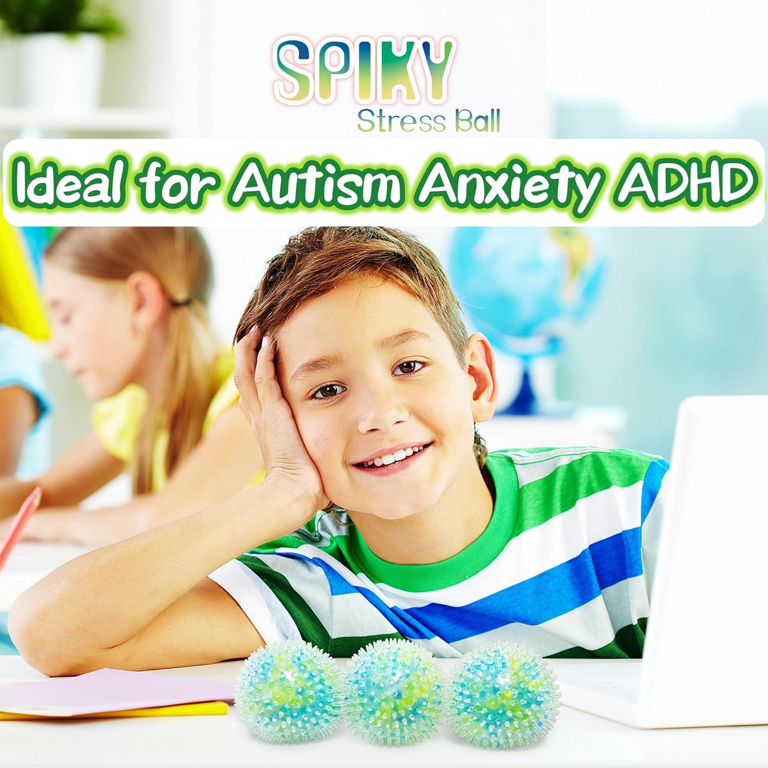 Pelotas Antiestrés Squishy Kawaite - Paquete de 2 Espinosas