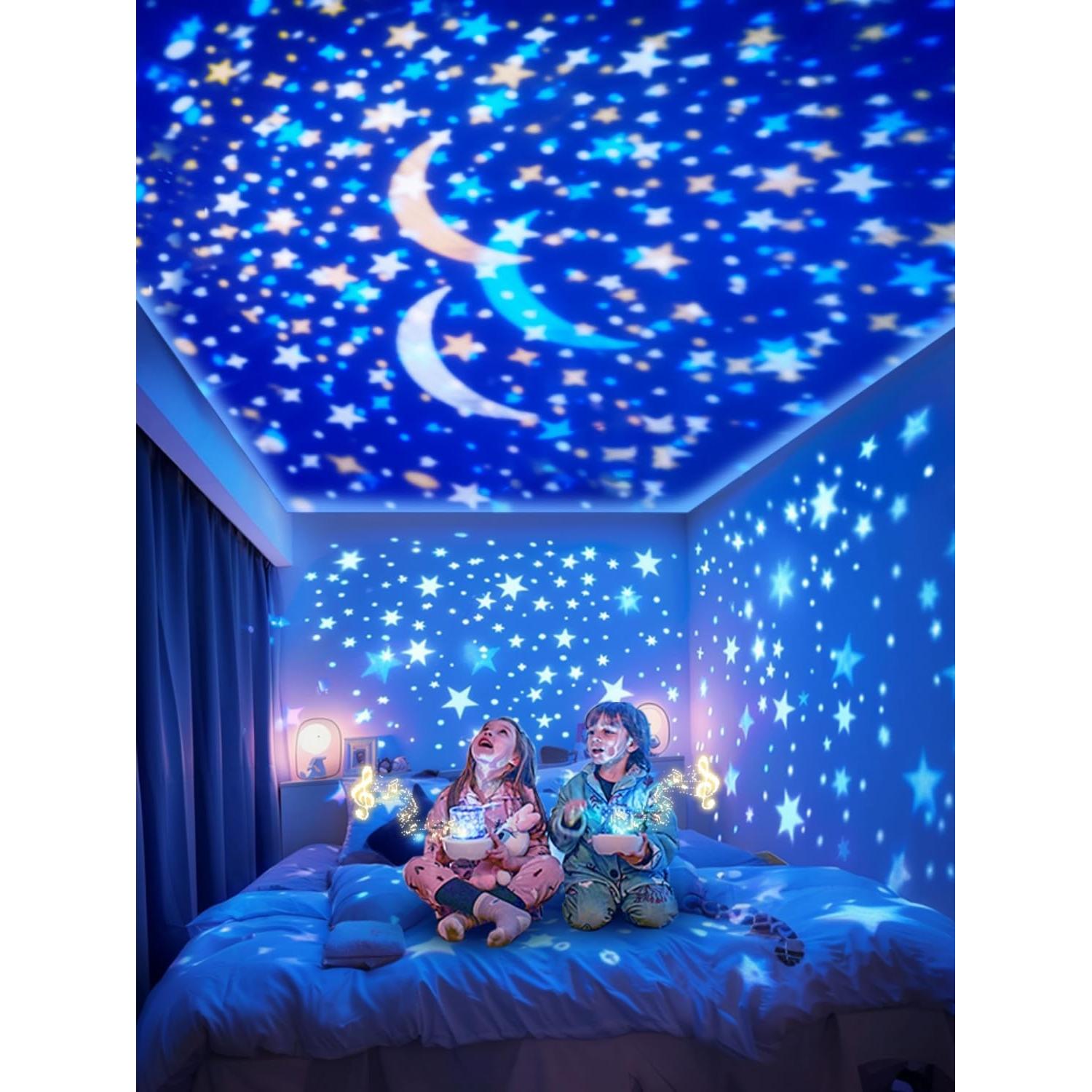 Proyector de Estrellas YOUKELA con Luz Nocturna y Bluetooth