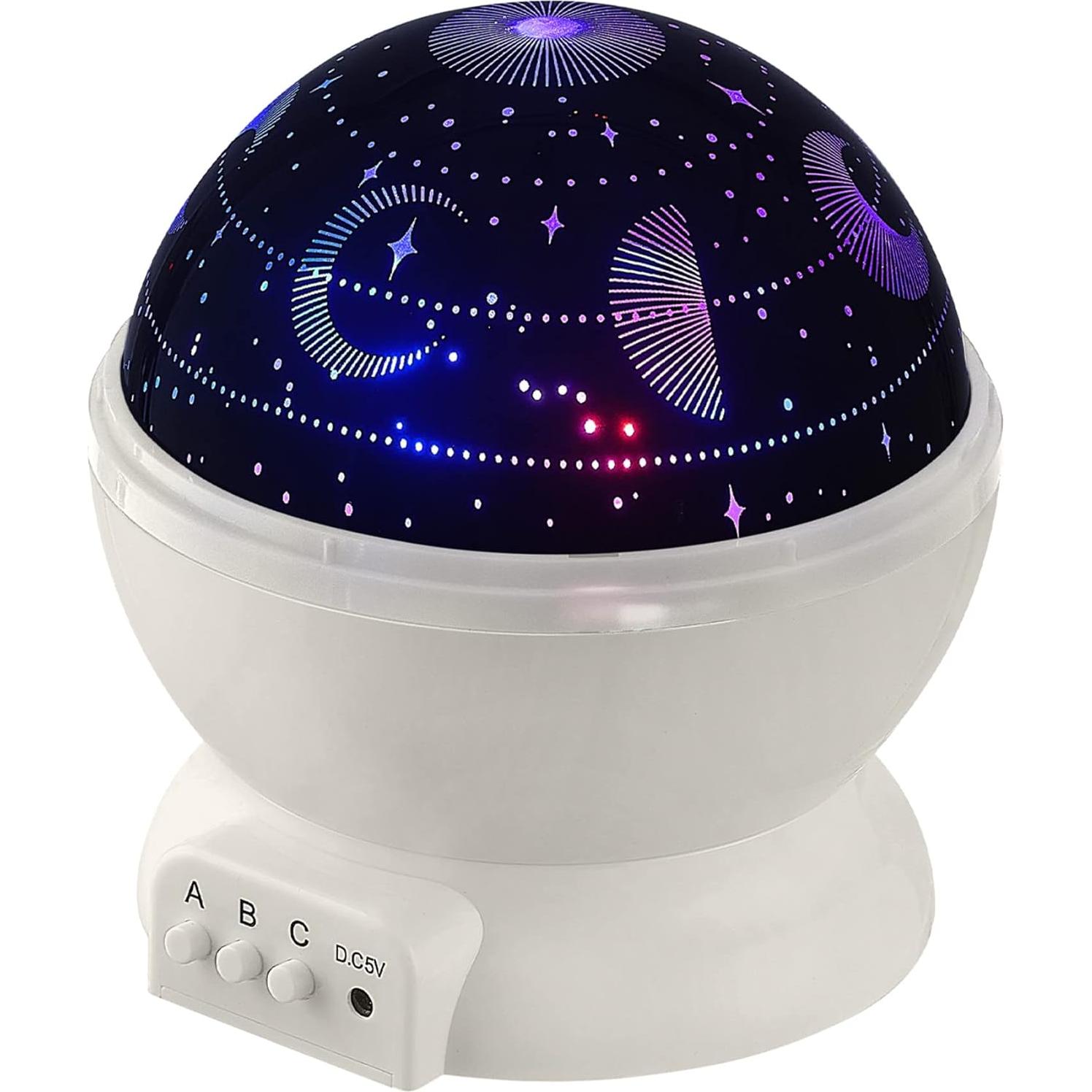 Proyector Espacial LED GLOBE 13766 Luz Nocturna 4 Patrones
