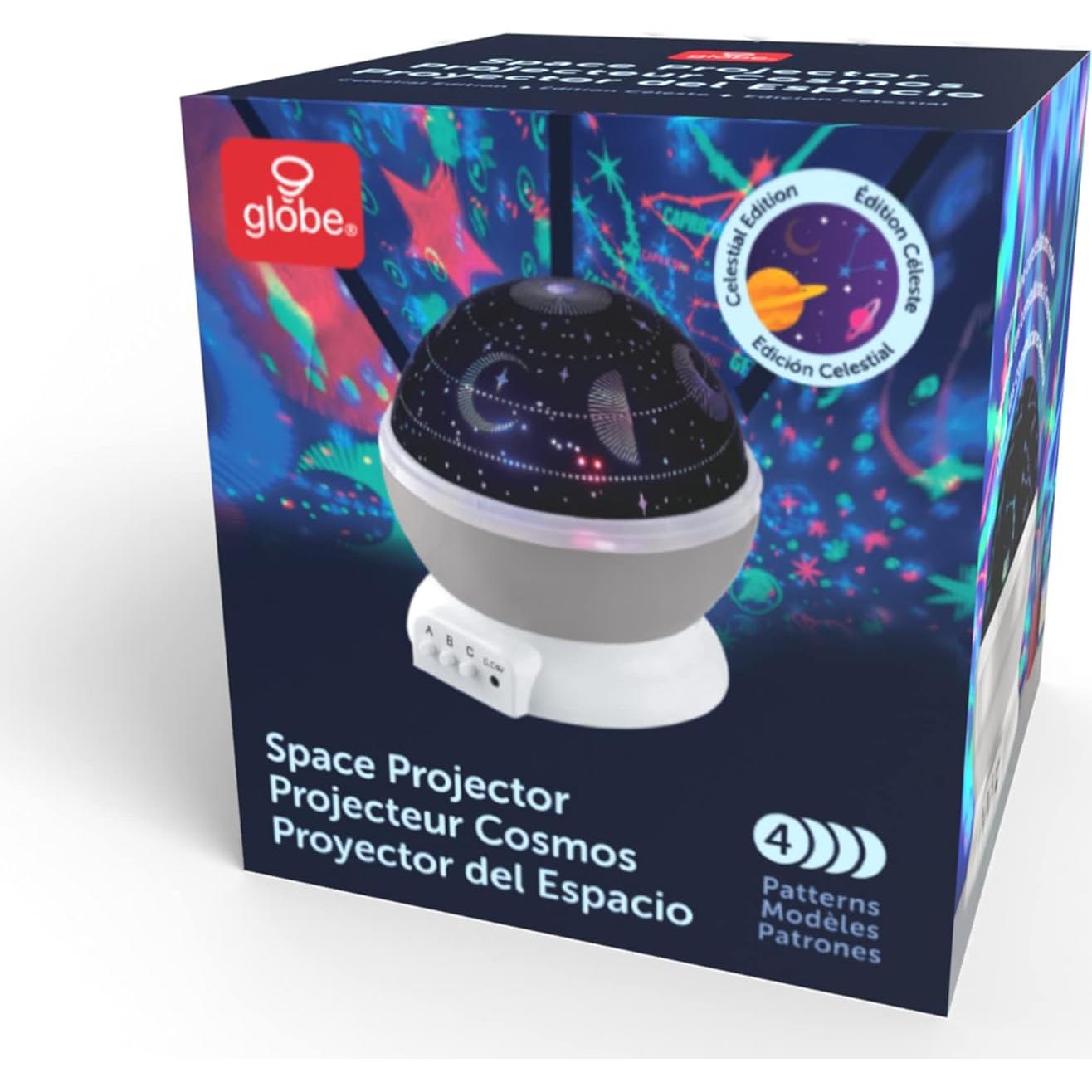 Proyector Espacial LED GLOBE 13766 Luz Nocturna 4 Patrones