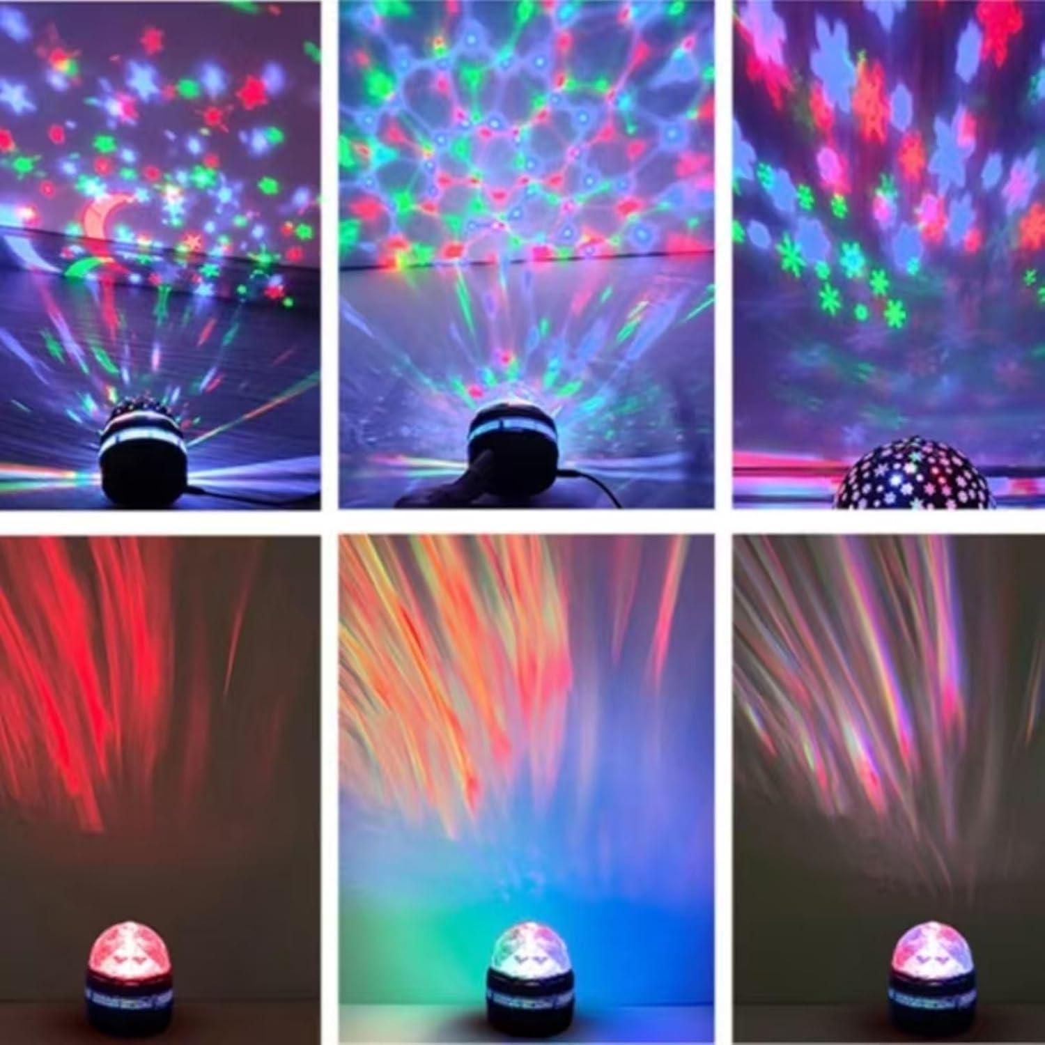 Proyector 2-en-1 Luces del Norte y Olas Wioilyoy - 14 Efectos LED