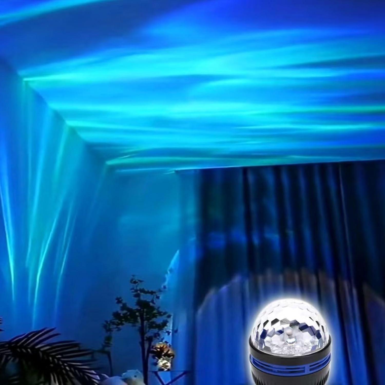 Proyector 2-en-1 Luces del Norte y Olas Wioilyoy - 14 Efectos LED