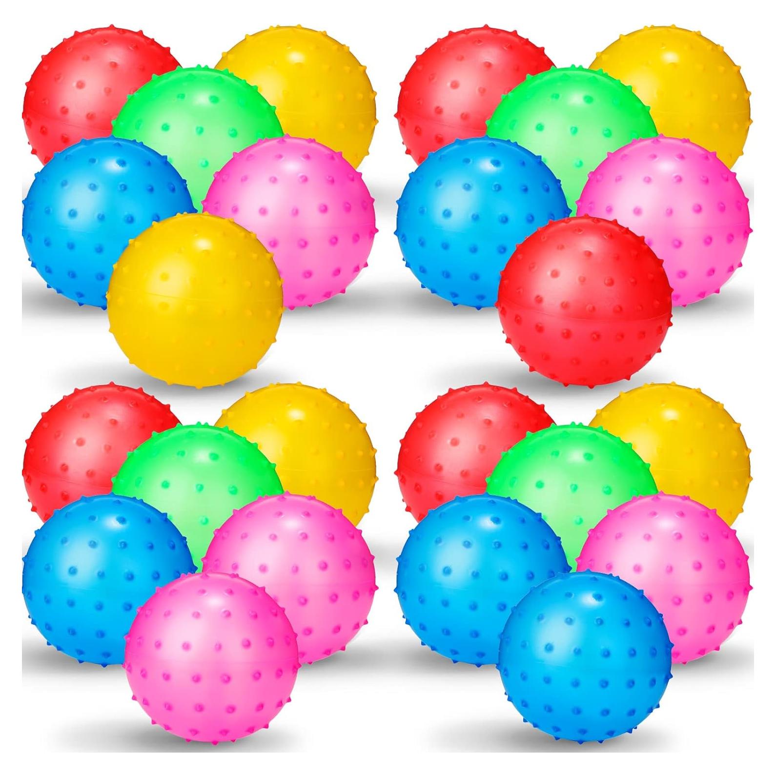 Bolas Espinosas Inflables Jerify 12 cm - 24 Piezas de PVC