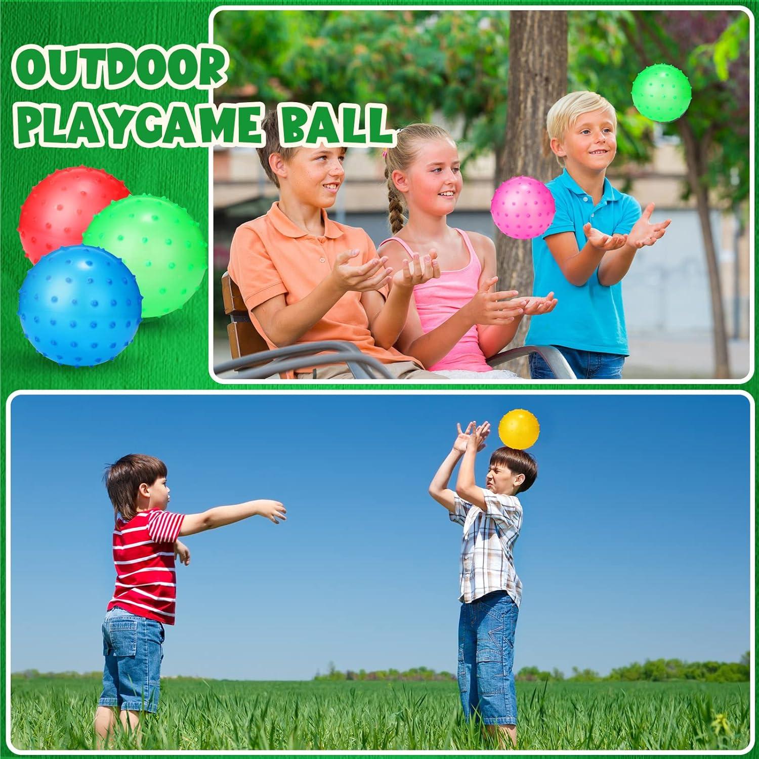 Bolas Espinosas Inflables Jerify 12 cm - 24 Piezas de PVC