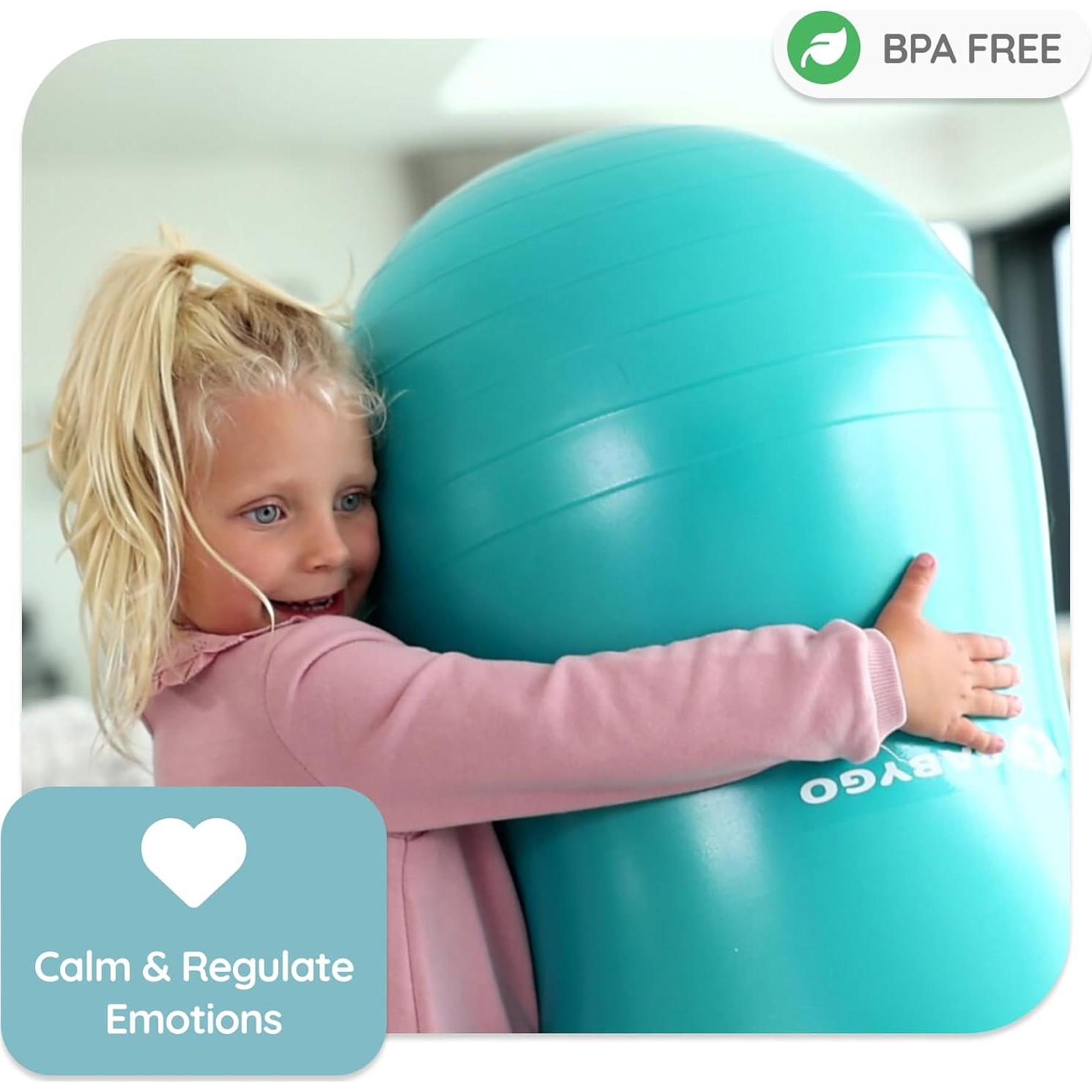 Bola de Ejercicio Sensorial BABYGO 45cm Azul para Niños