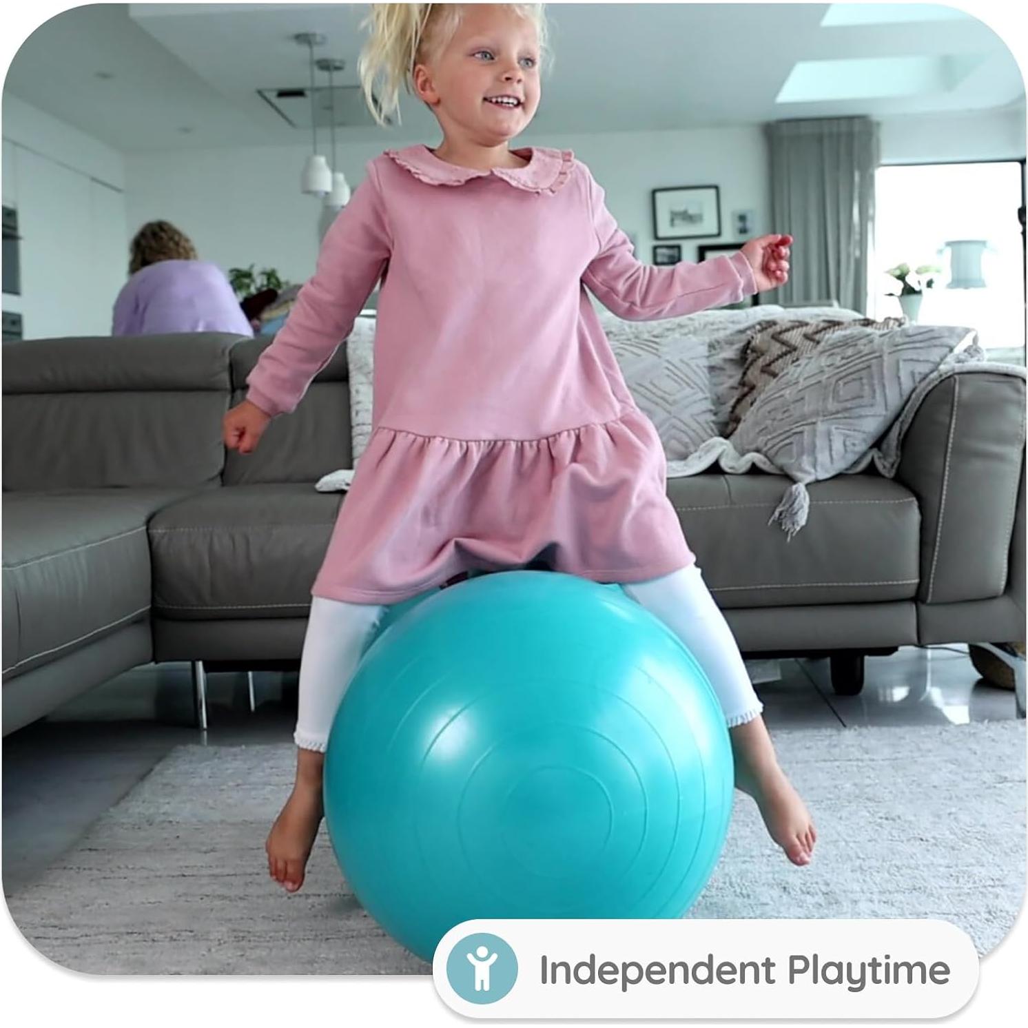 Bola de Ejercicio Sensorial BABYGO 45cm Azul para Niños