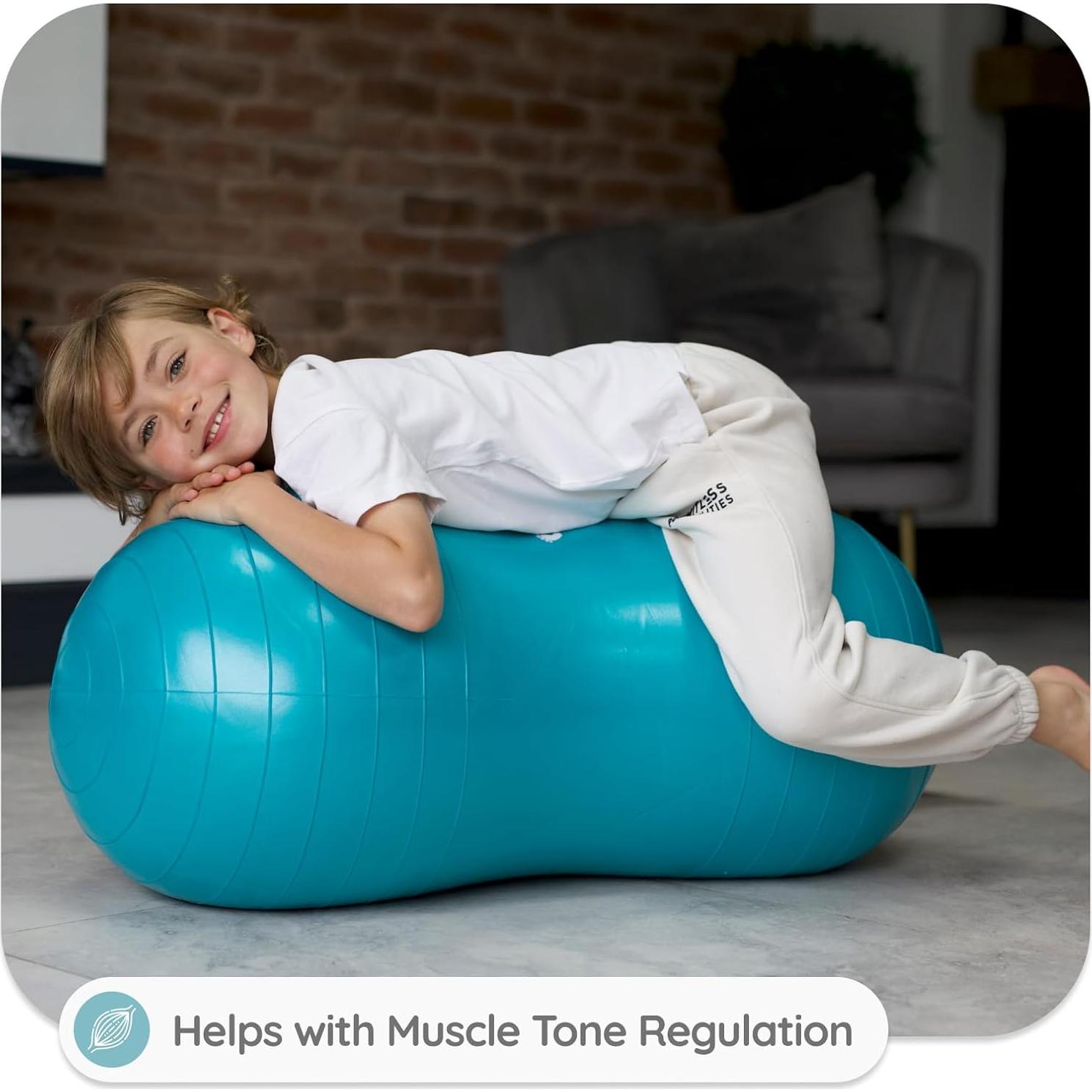 Bola de Ejercicio Sensorial BABYGO 45cm Azul para Niños