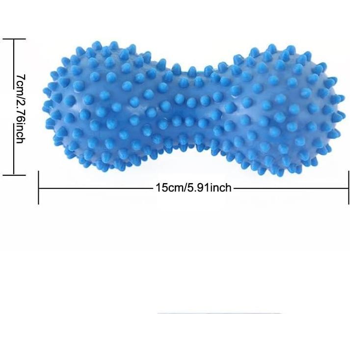2 Pelotas de Masaje Lacrosse SquEqu para Alivio Muscular