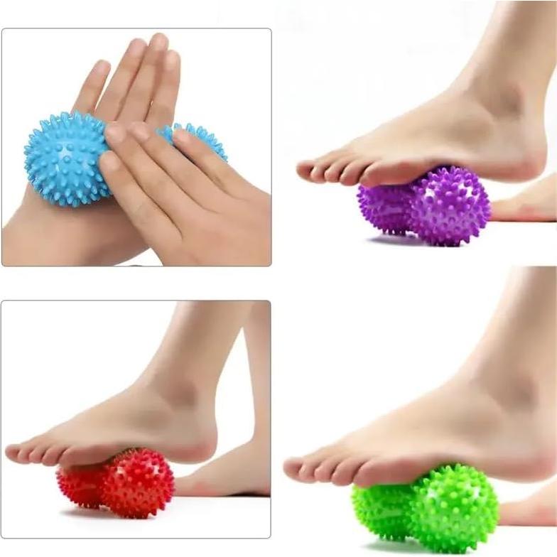 2 Pelotas de Masaje Lacrosse SquEqu para Alivio Muscular