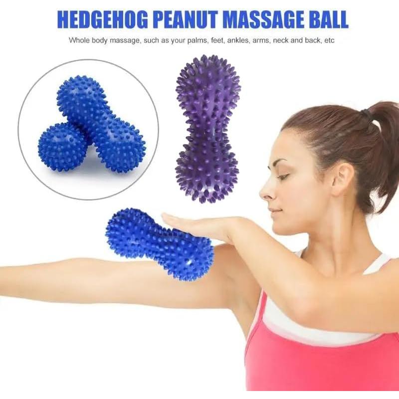 2 Pelotas de Masaje Lacrosse SquEqu para Alivio Muscular