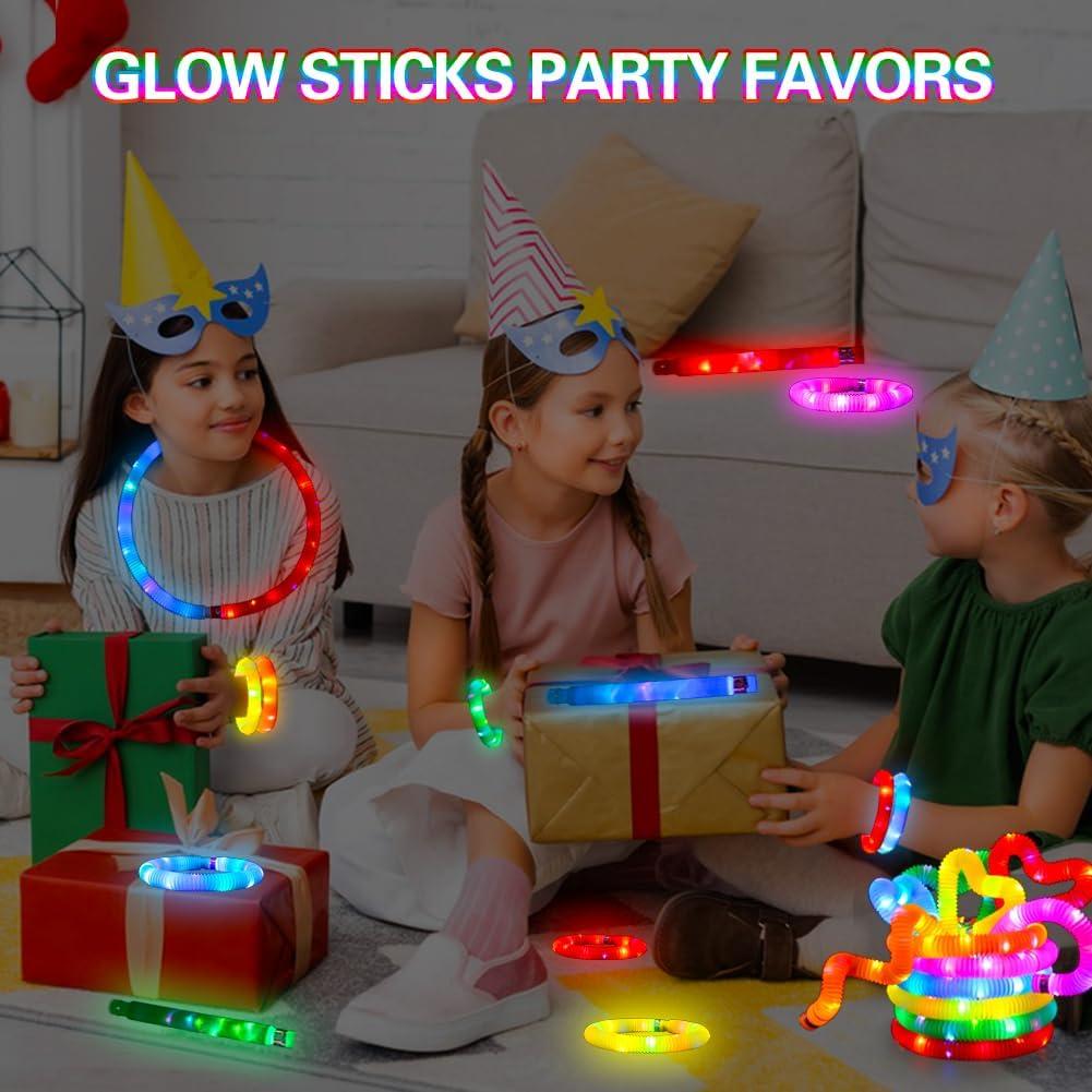 24 Palos Brillantes LED Siwarm para Fiestas y Halloween