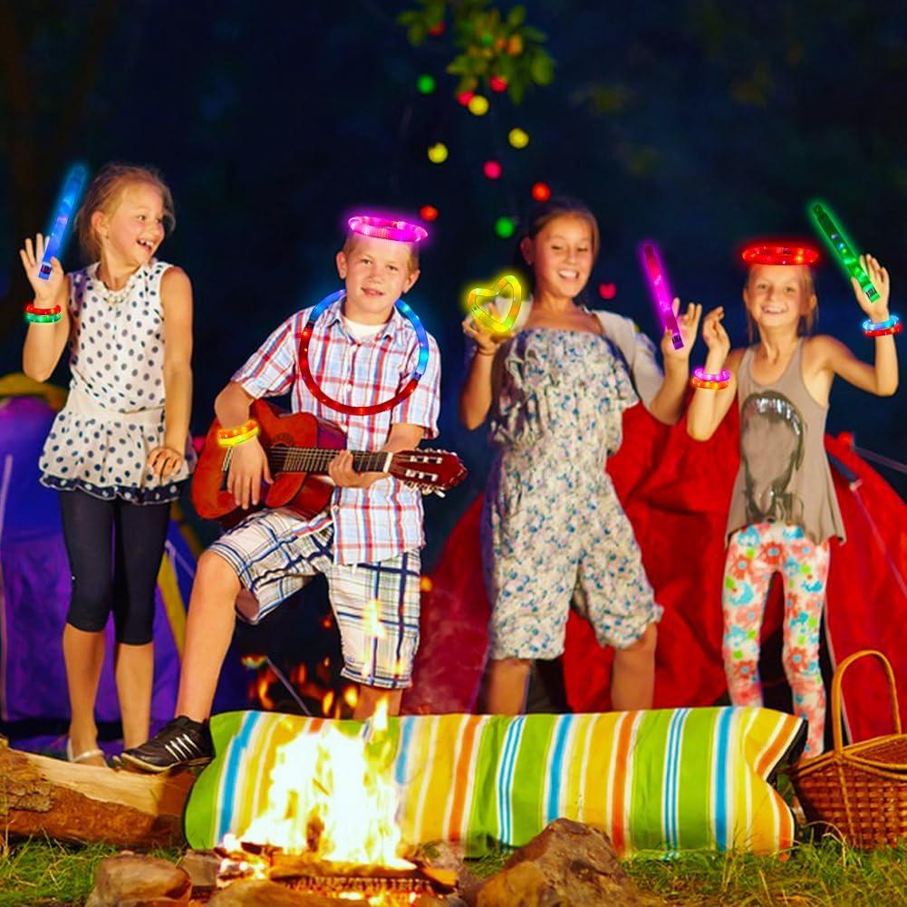 24 Palos Brillantes LED Siwarm para Fiestas y Halloween