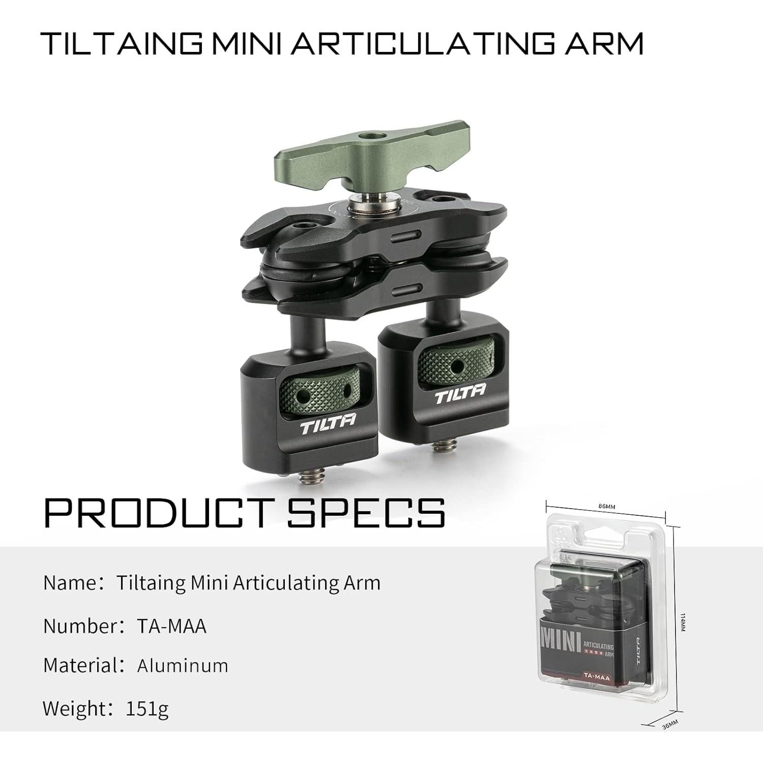 Brazo Articulado Mini Tilta TA-MAA para Accesorios de Cámara