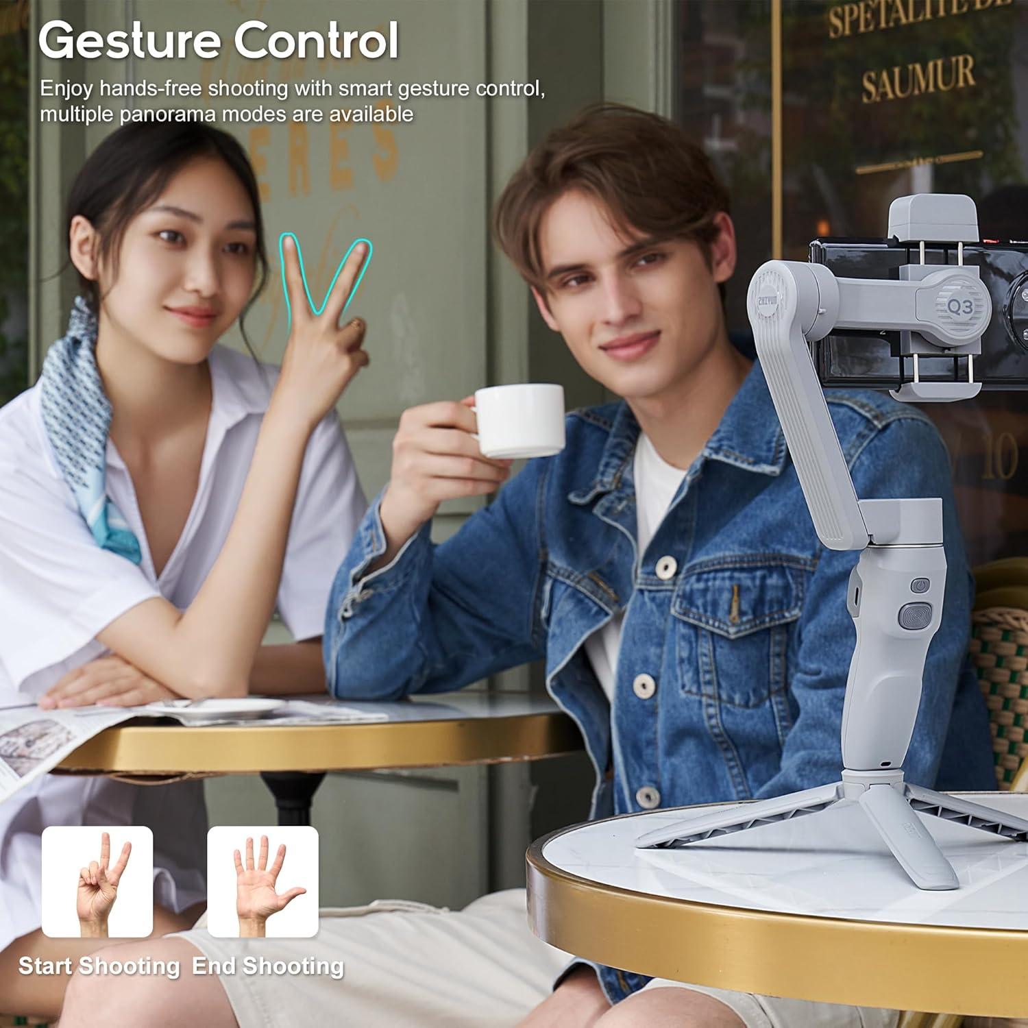 Estabilizador de teléfono Zhiyun Smooth Q3 Combo con luz