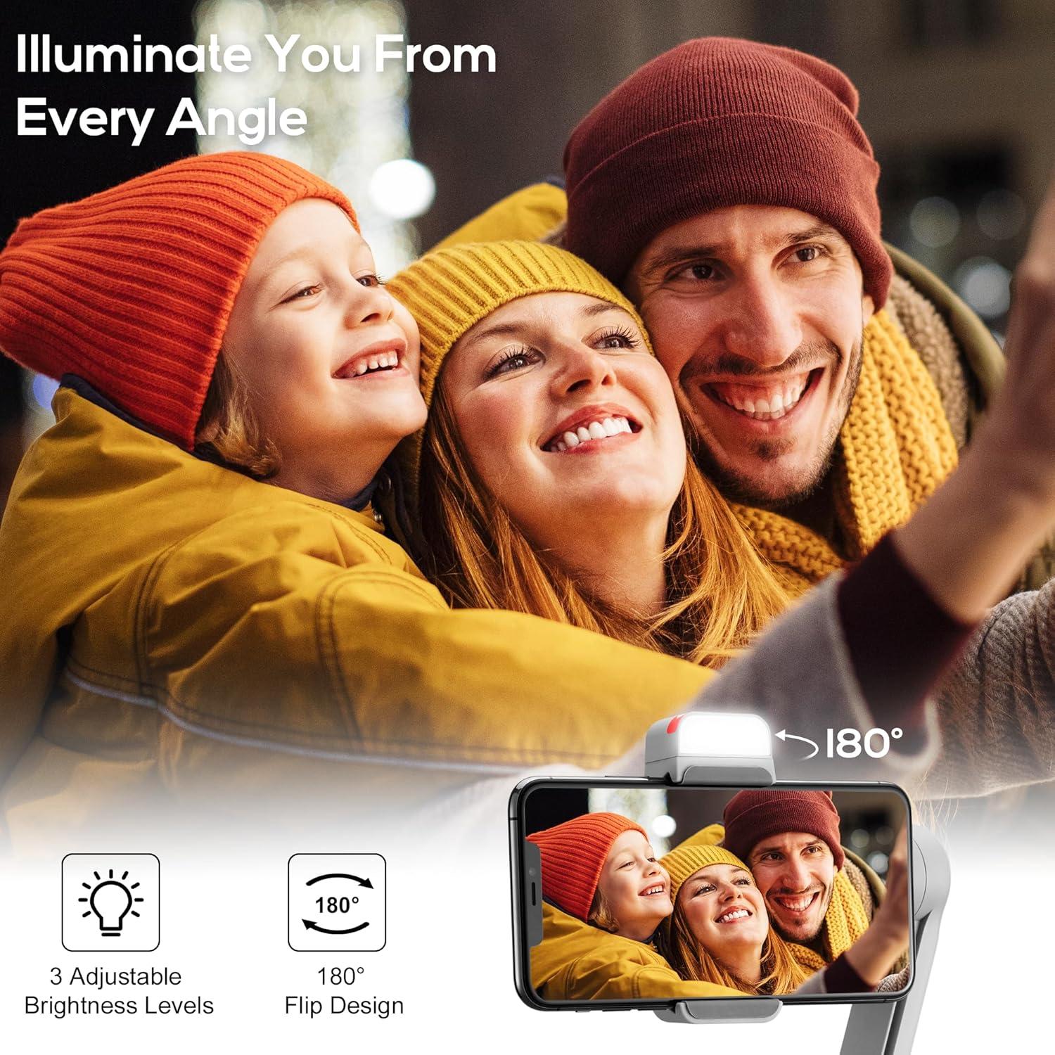 Estabilizador de teléfono Zhiyun Smooth Q3 Combo con luz