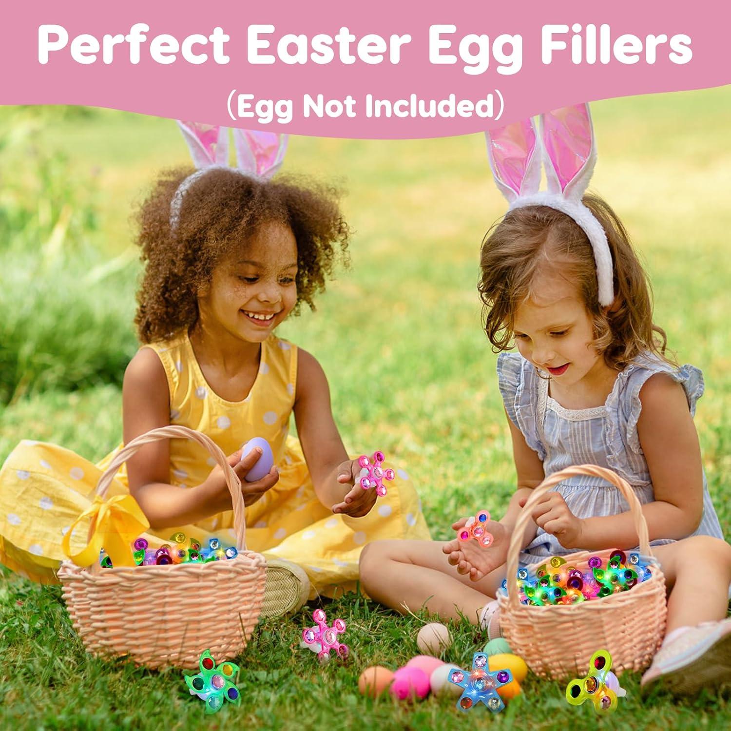 24 Anillos Giratorios LED Iluminados Thremhoo para Niños