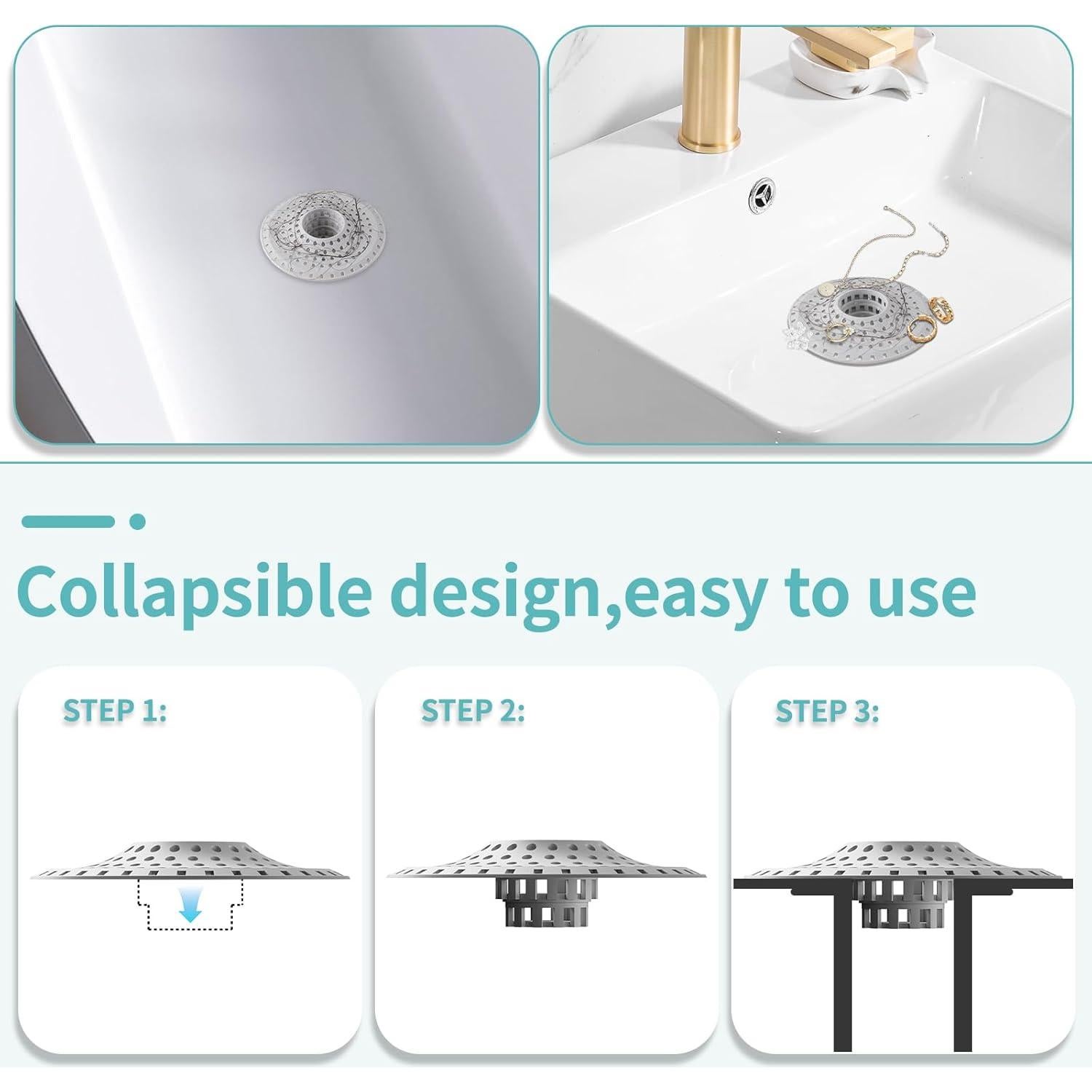 Receptor de Cabello Aluvor 3PCS Silicona Antibloqueo