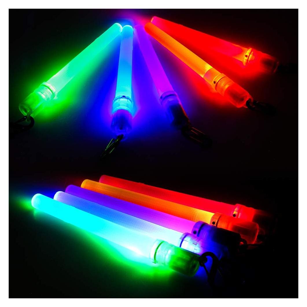 Bastones LED Reutilizables Jowbeam 15.24 cm 10 Colores Fiesta
