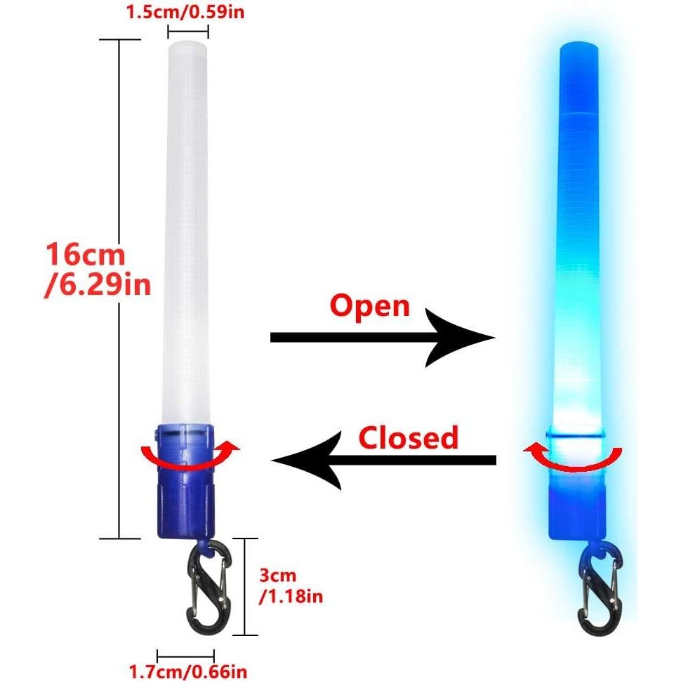 Bastones LED Reutilizables Jowbeam 15.24 cm 10 Colores Fiesta