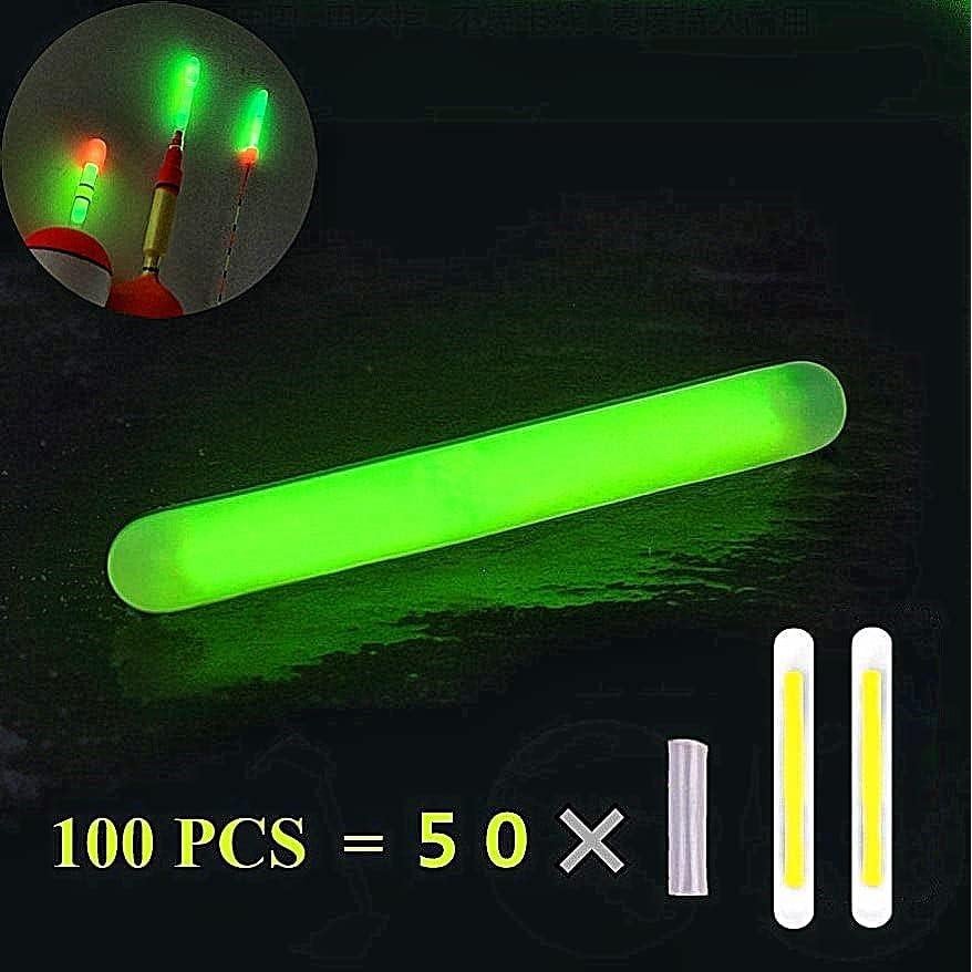 Palos de Luz para Pesca TRZLIFE 100pcs 3.81cm Alta Visibilidad