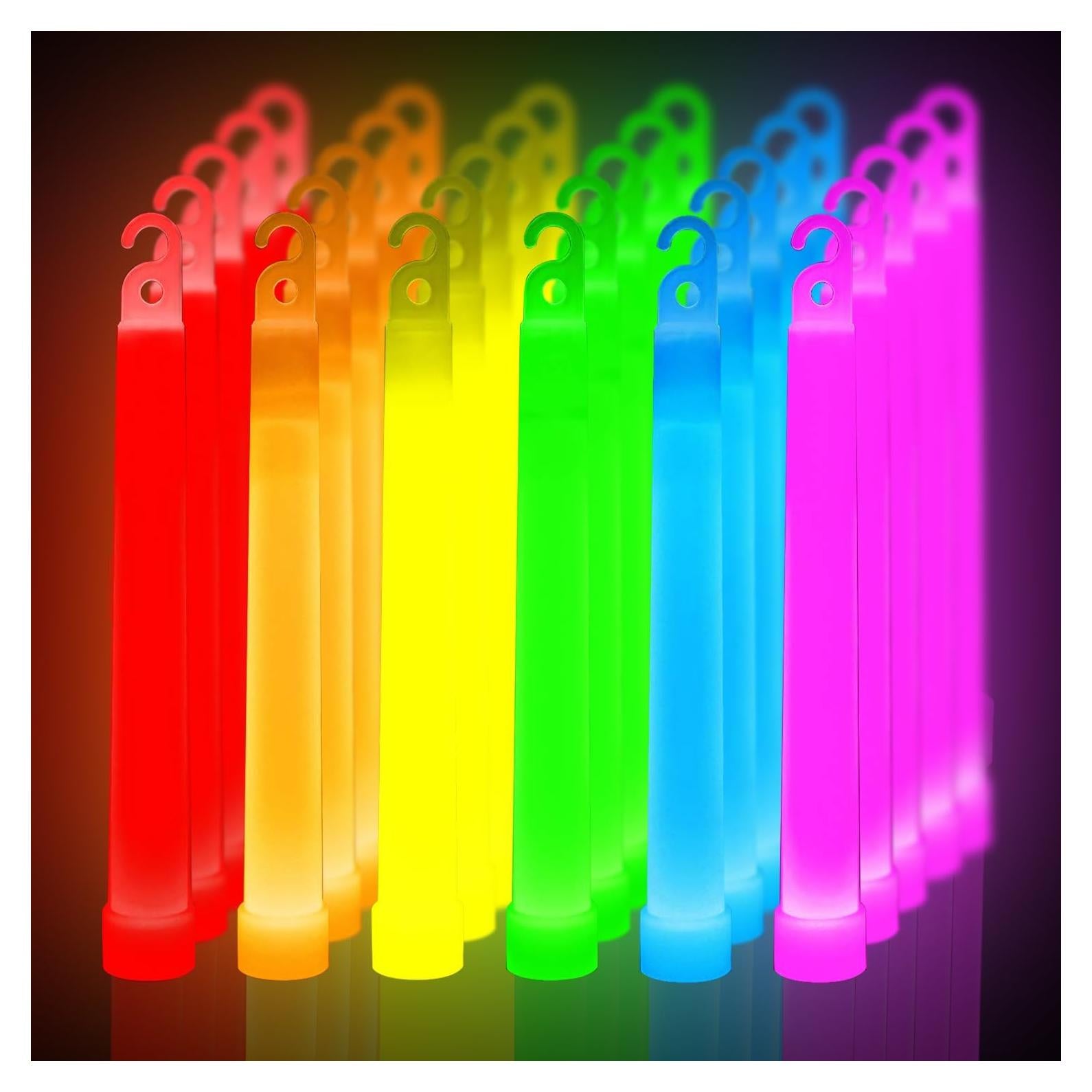 Paquete de 24 Palos de Luz Brillantes Naivees 15.24 cm