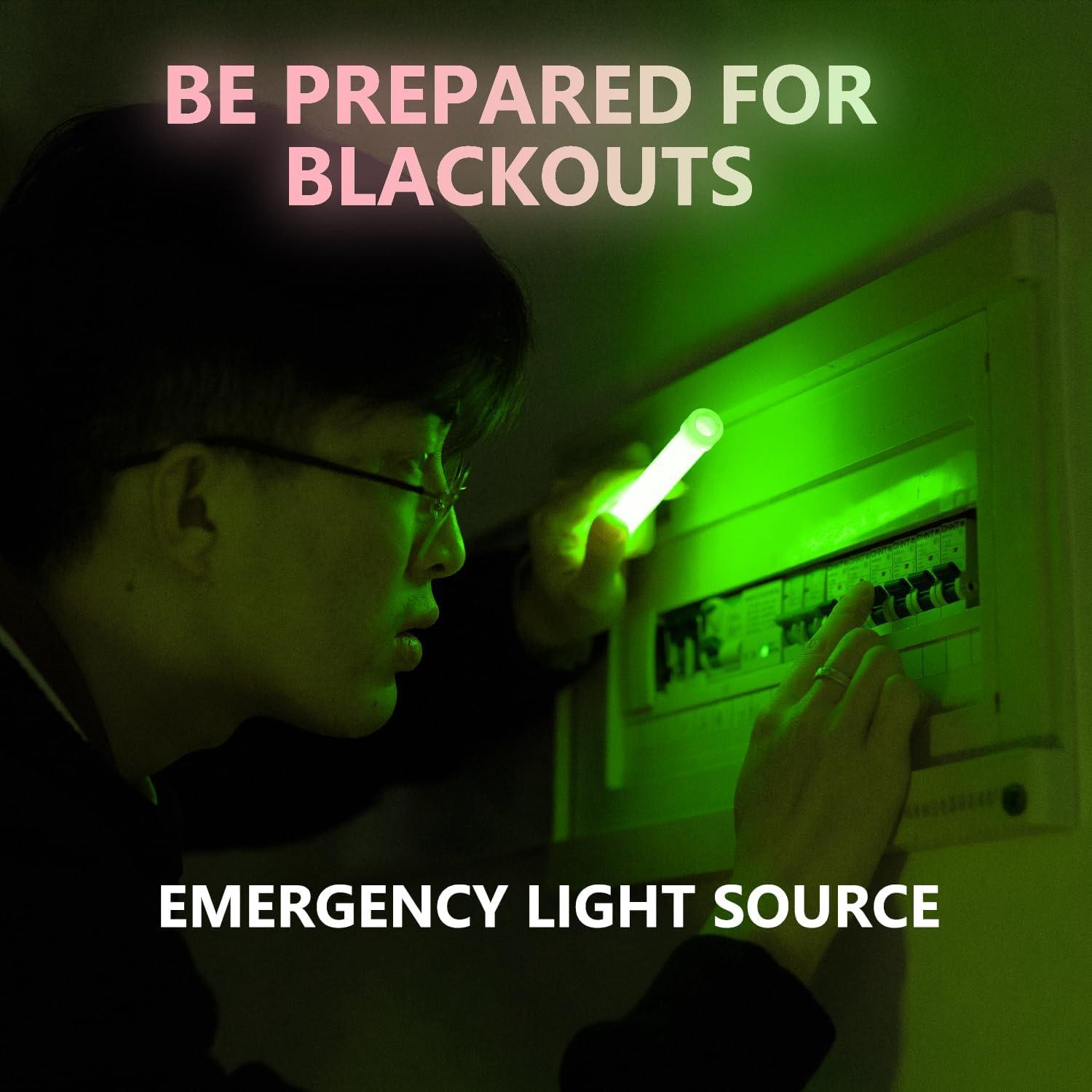 Paquete de 24 Palos de Luz Brillantes Naivees 15.24 cm